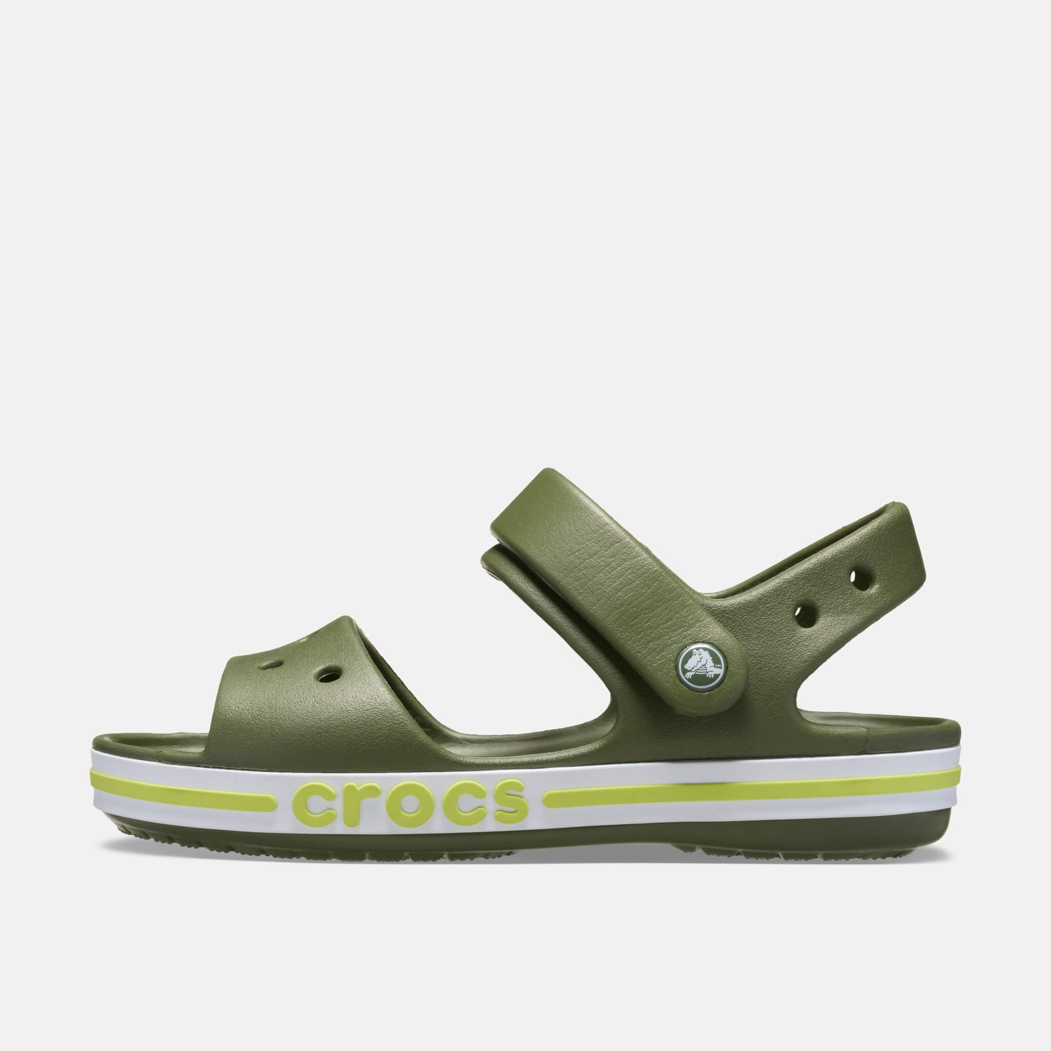 Crocs Kids Bayaband Sandal Army Green