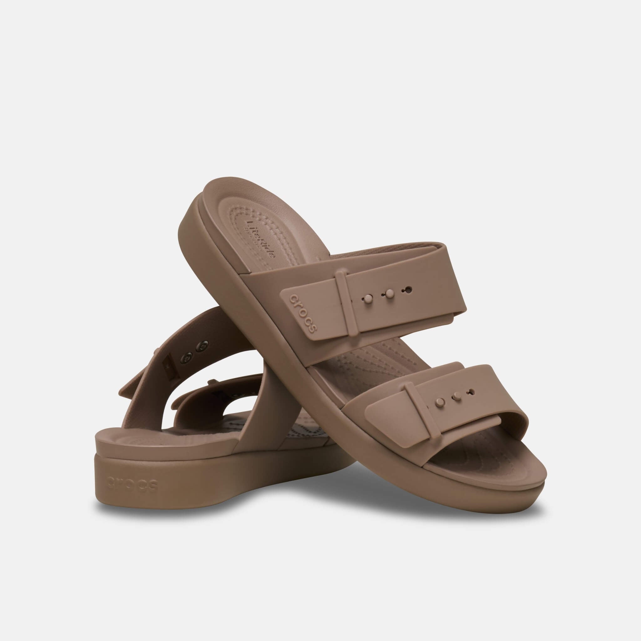 Crocs Brooklyn Buckle Low Low Latte