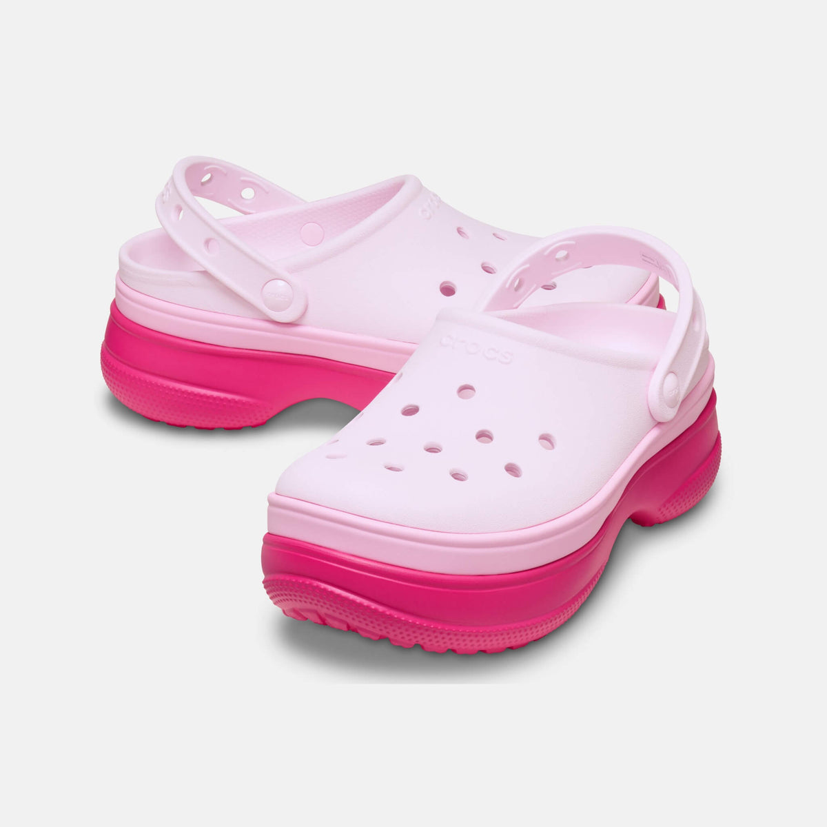 Crocs Classic Stacked Clog Dragon Fruit