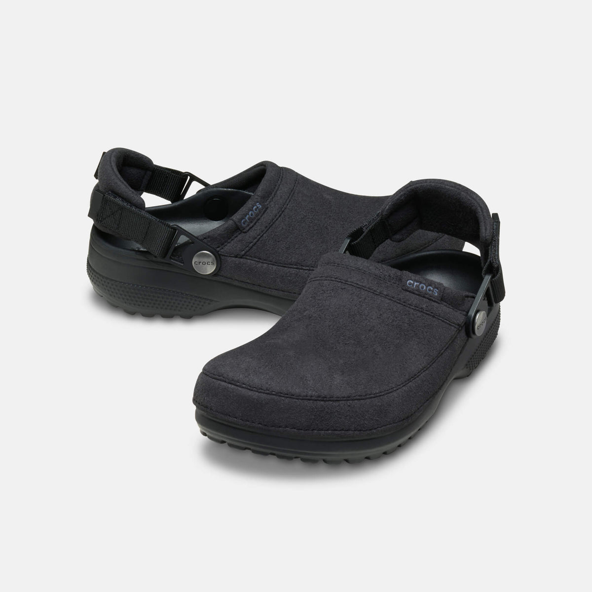 Crocs Classic Crafted Vegan Suede Clog Black