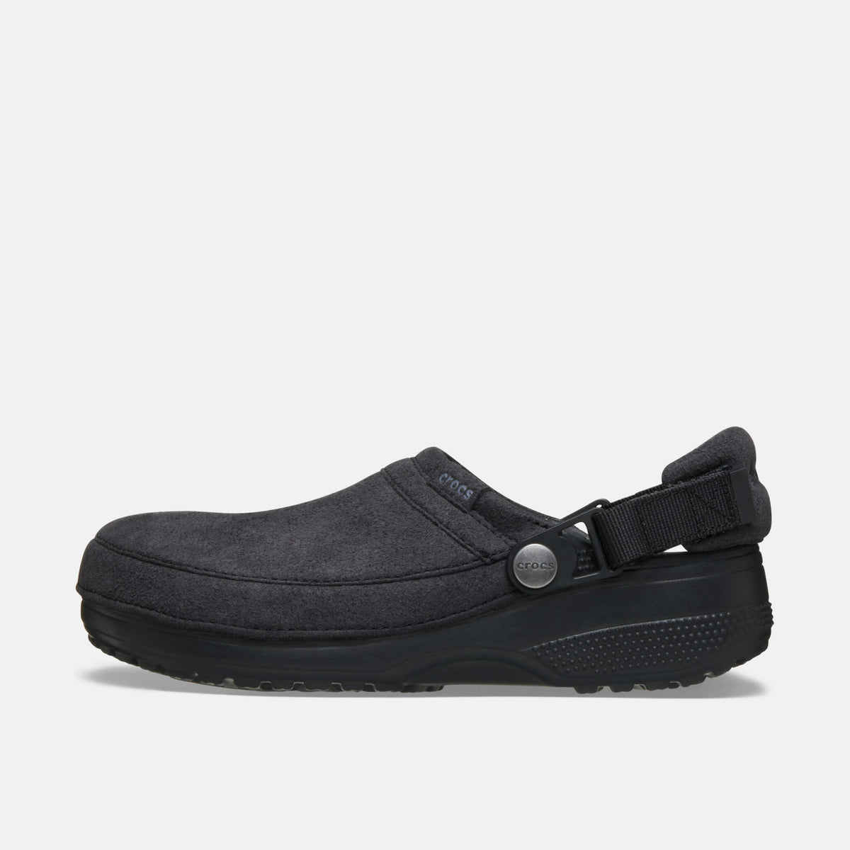 Crocs Classic Crafted Vegan Suede Clog Black