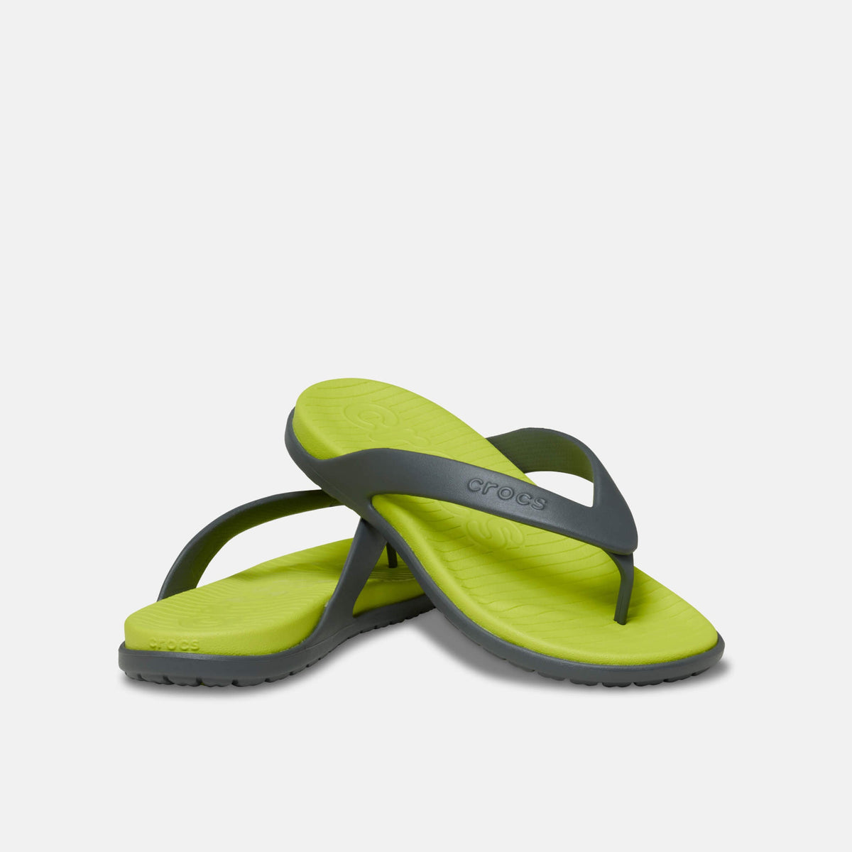 Crocs Coast Flip Slate Grey/Citrus