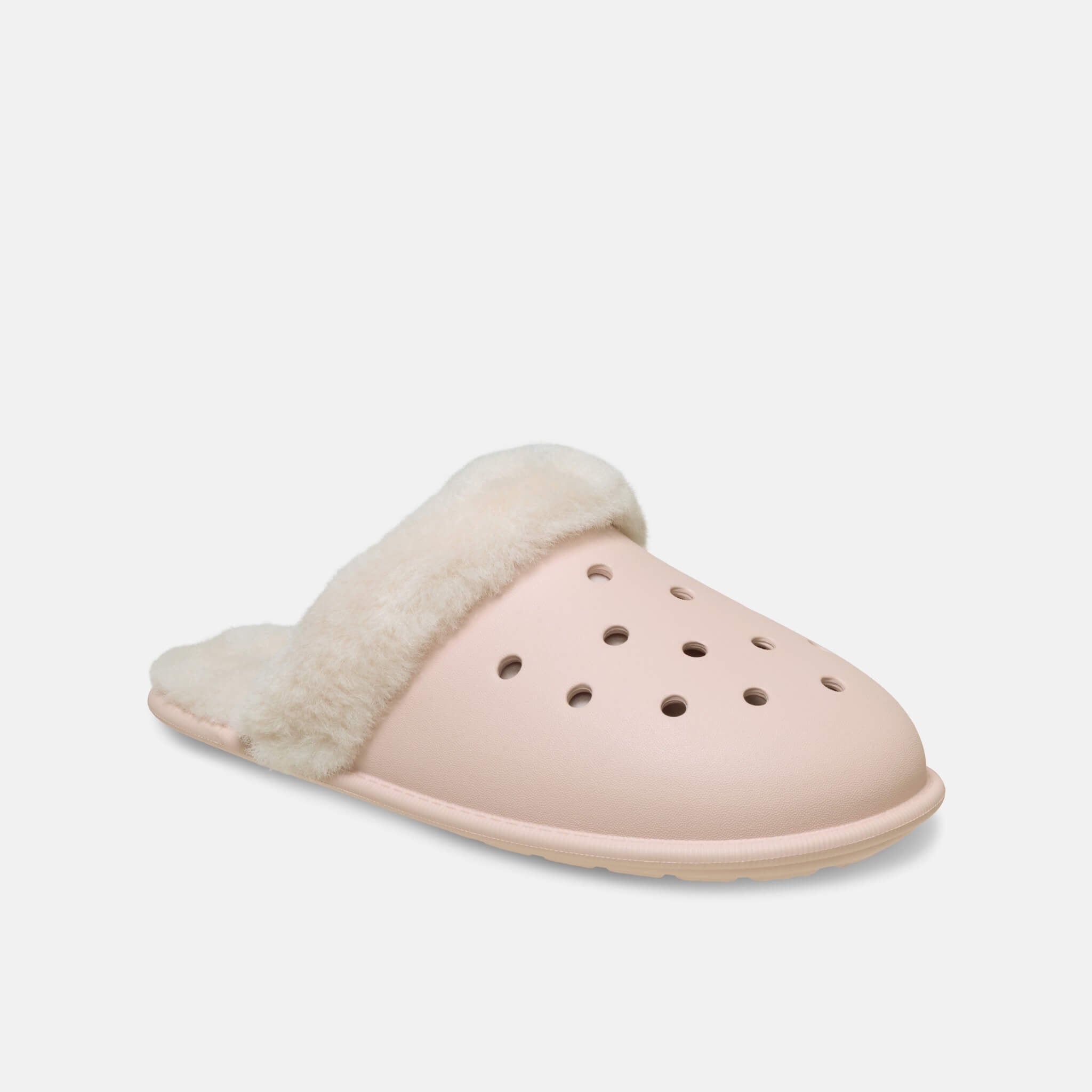 Crocs Classic Fuzz Scuff Quartz