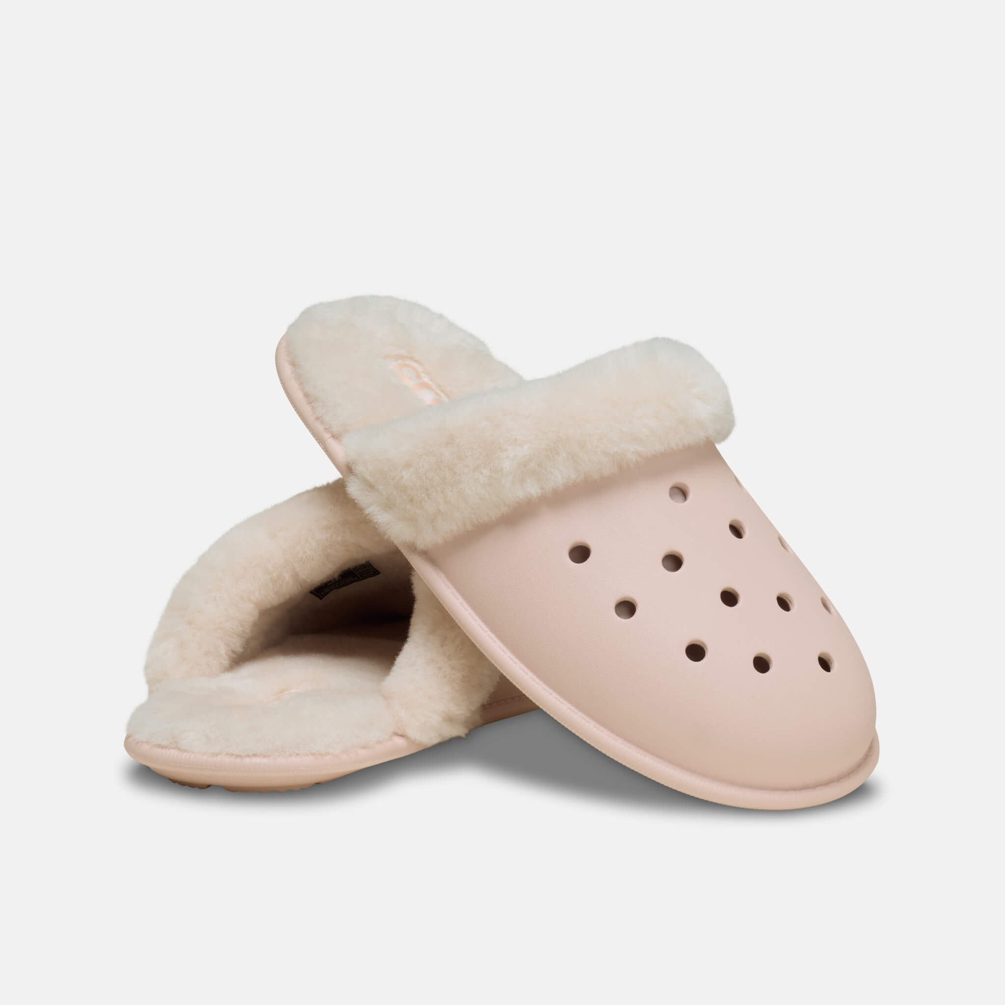 Crocs Classic Fuzz Scuff Quartz