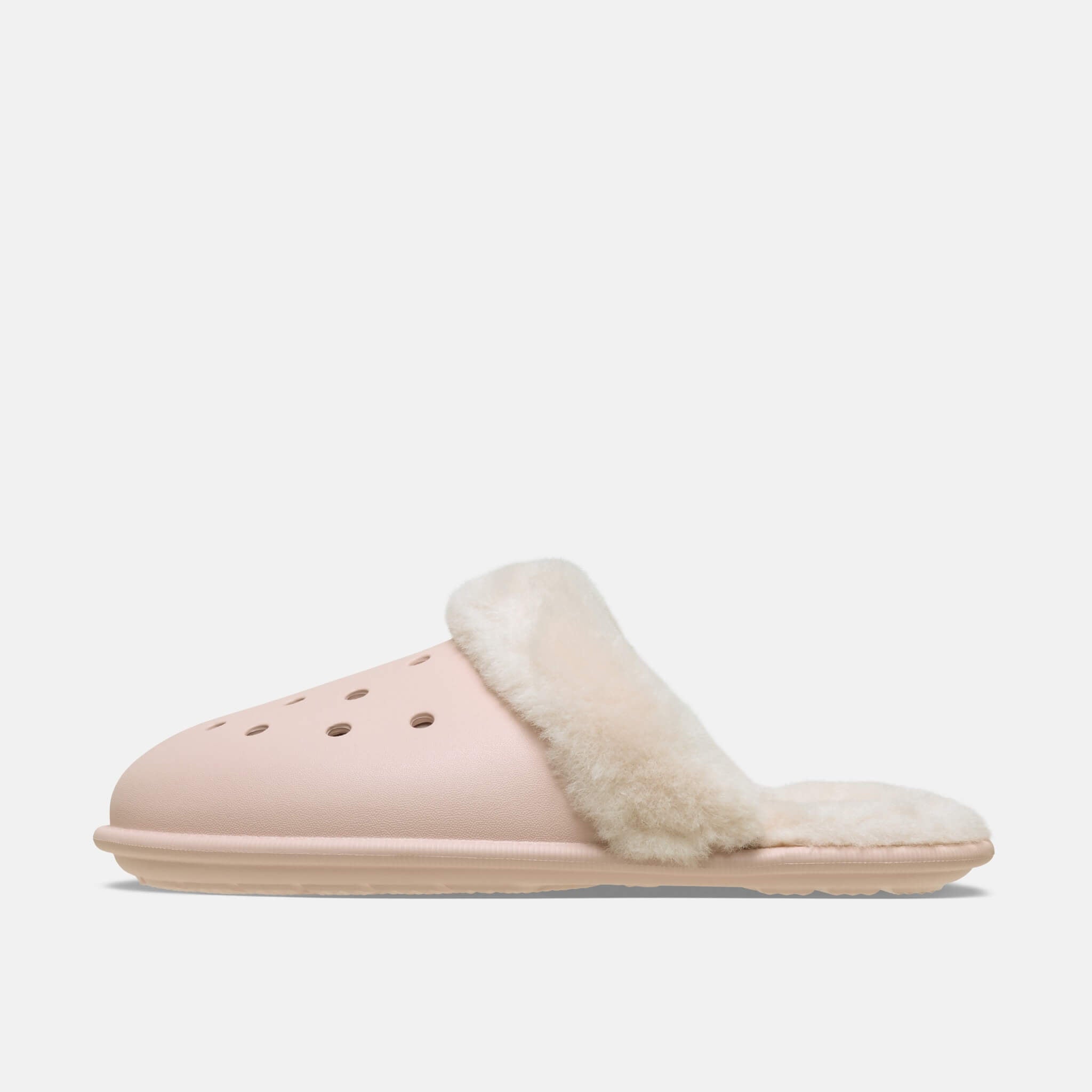 Crocs Classic Fuzz Scuff Quartz