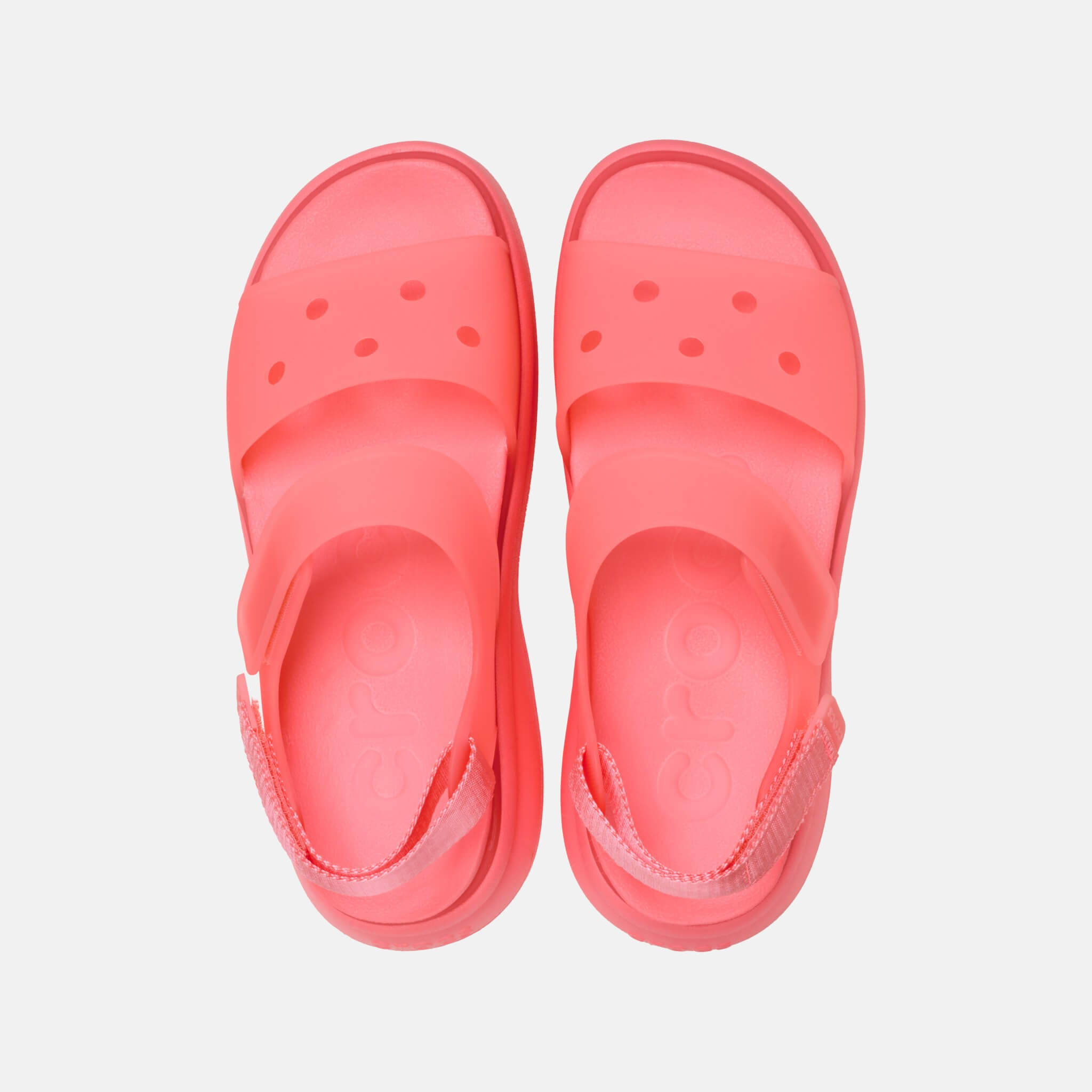 Crocs Soho Frosted Y Strap Sandal Guava