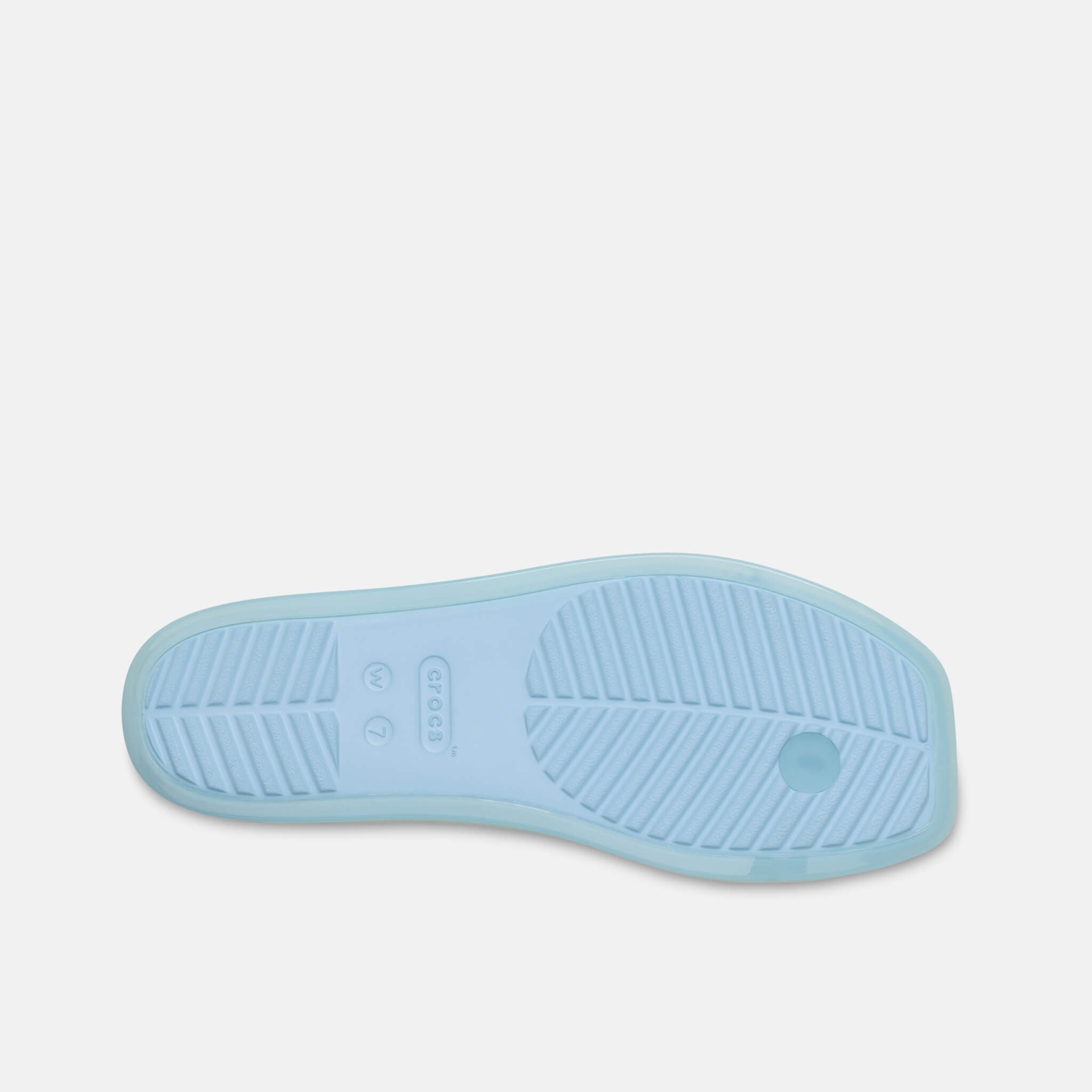 Crocs Miami Jelly Toe Loop Sandal Sky Blue Jelly