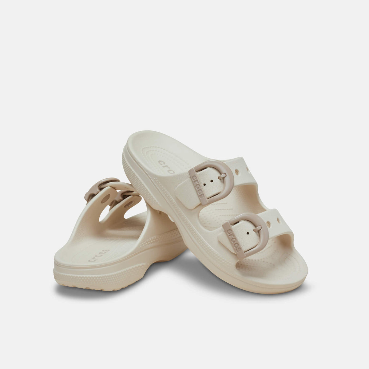 Crocs Saturday Enamel Buckle Sandal Frappe