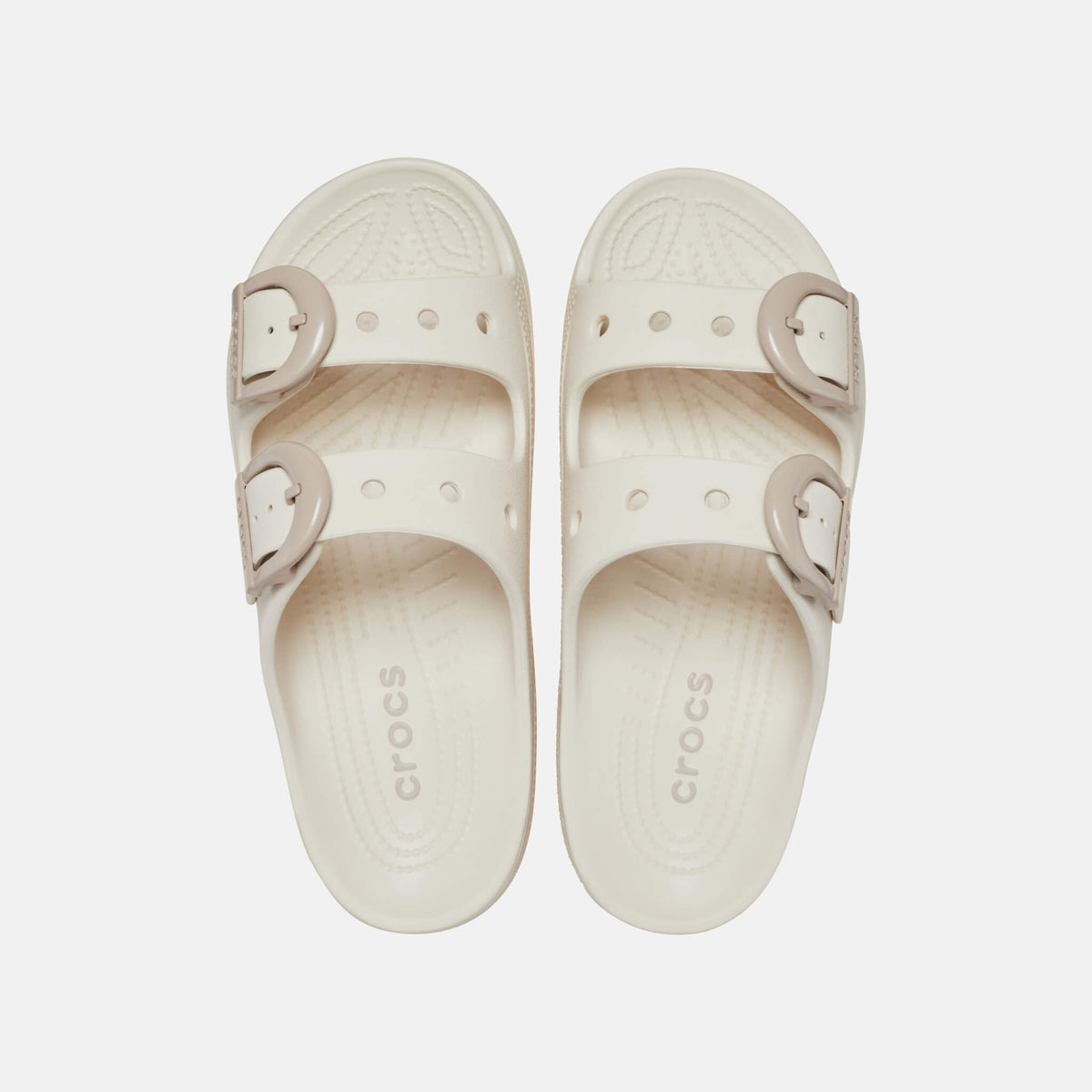 Crocs Saturday Enamel Buckle Sandal Frappe