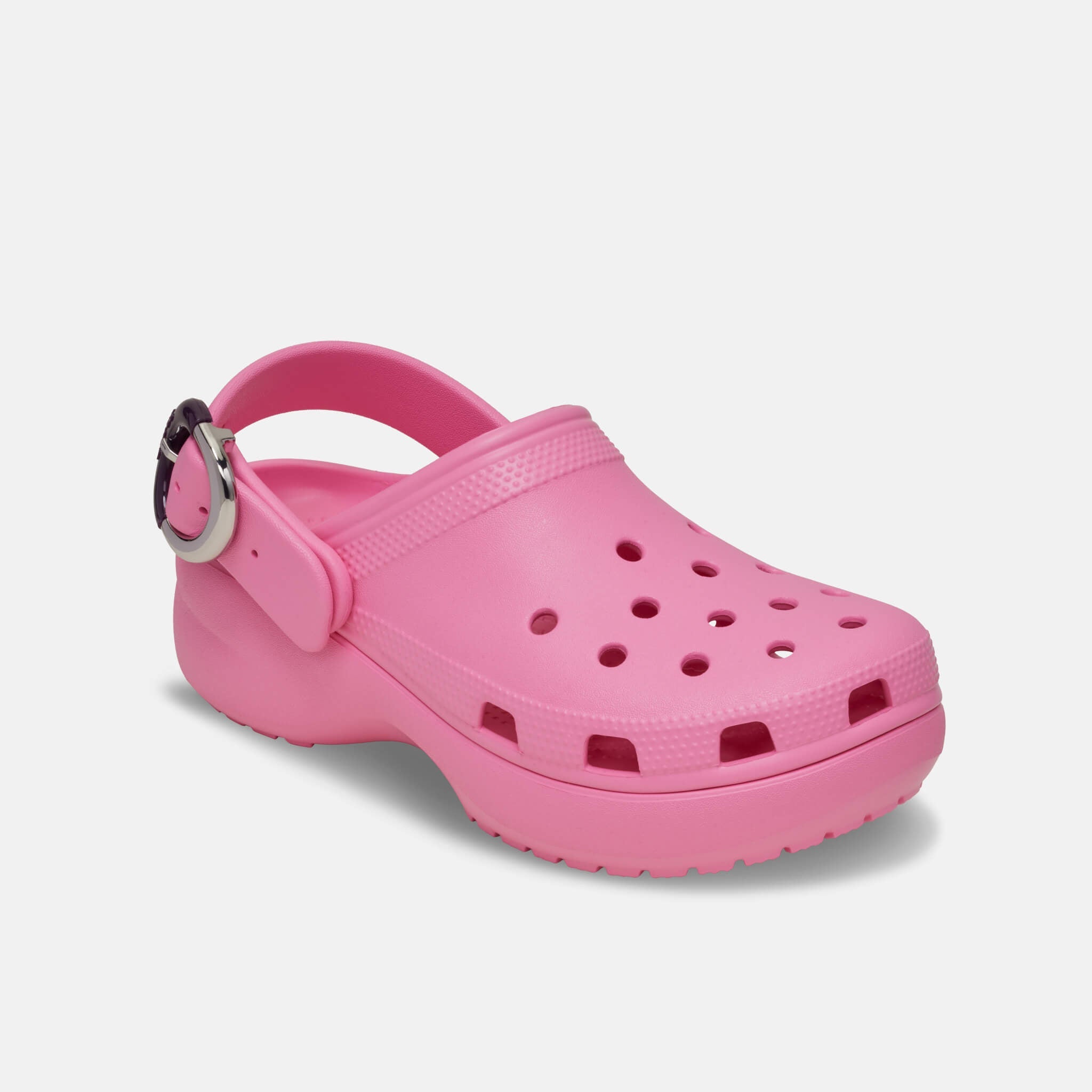 Crocs Classic Platform Buckle Clog Pink Lemonade