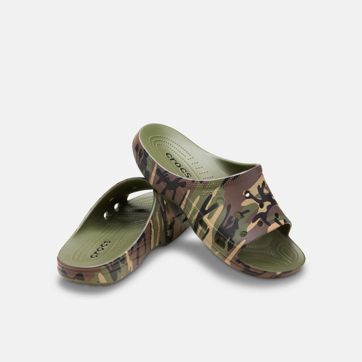 Crocs Saturday Camouflage Slide Army Green/Multi