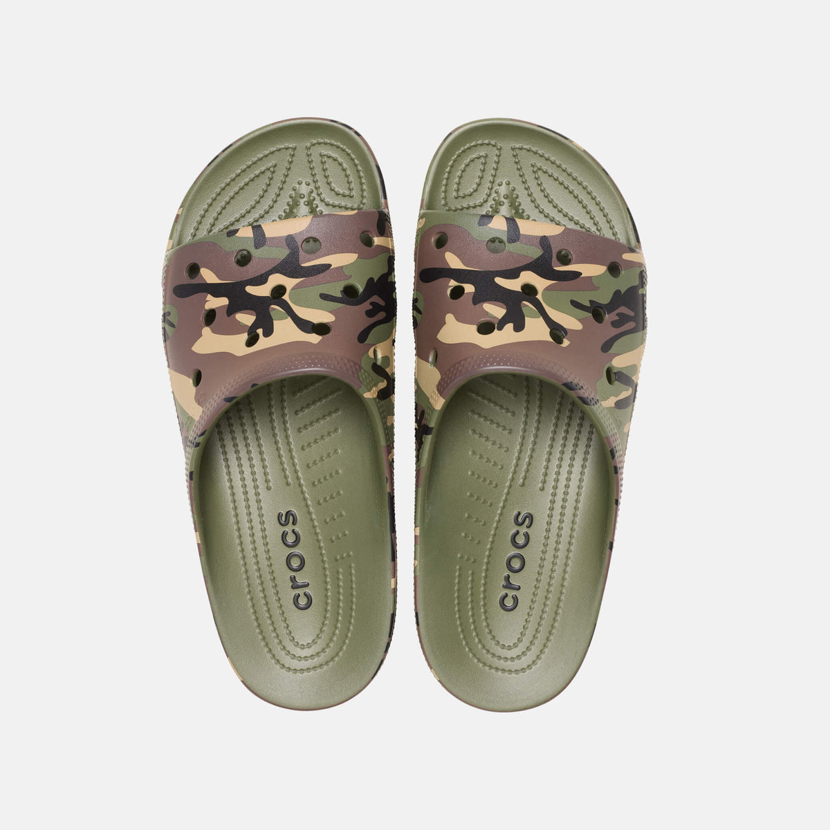 Crocs Saturday Camouflage Slide Army Green/Multi