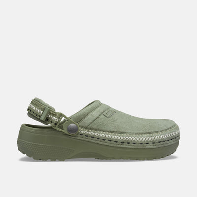 Crocs Classic Crafted Vegan Suede Stitch Cargo