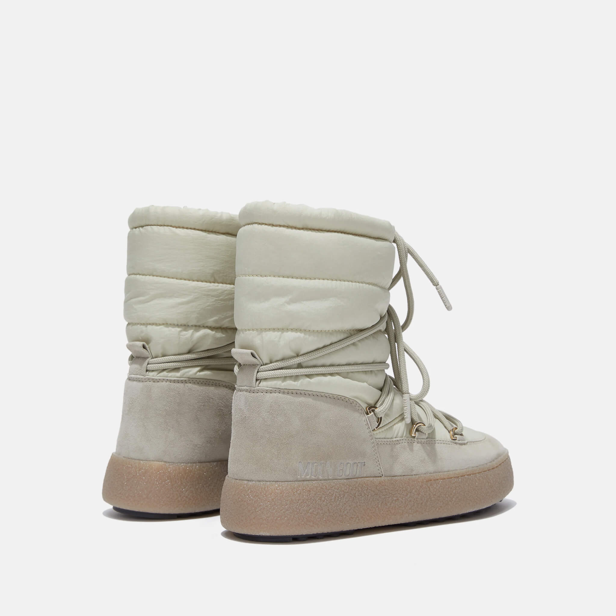 Moon Boot Ltrack Suede Nylon Cream