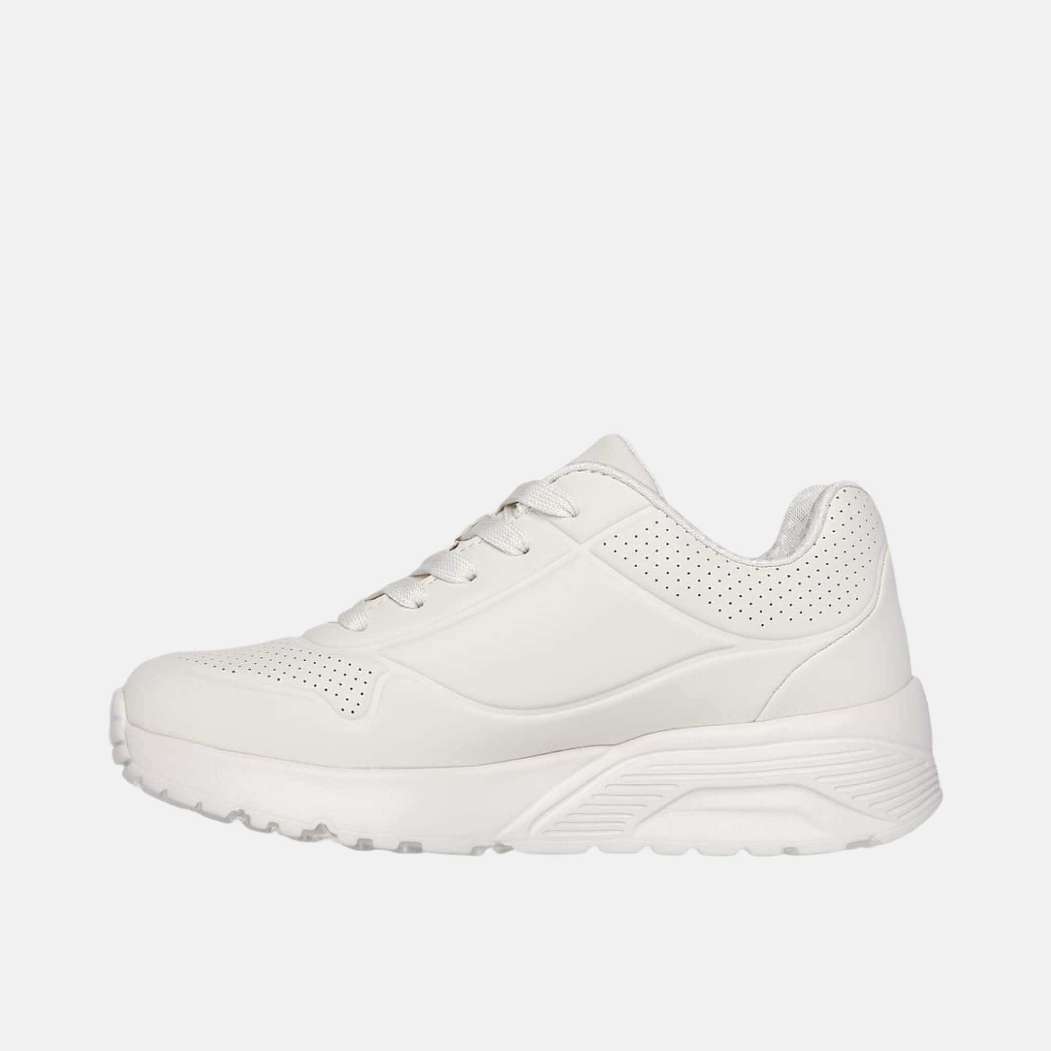 Skechers x JGoldcrown Uno Lite Metallic Love White/Gold