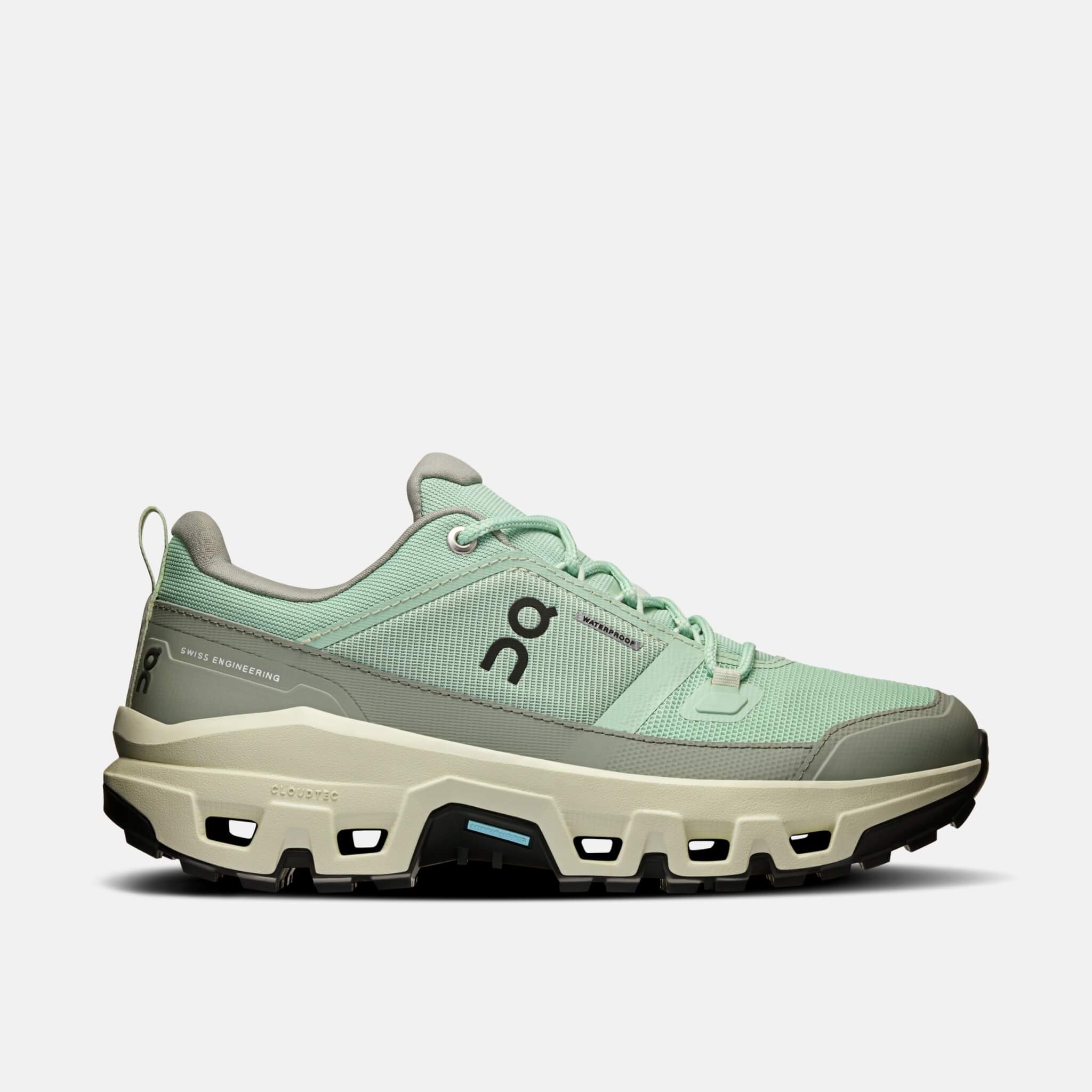 On Cloudrock Low Waterproof Mineral/Aloe