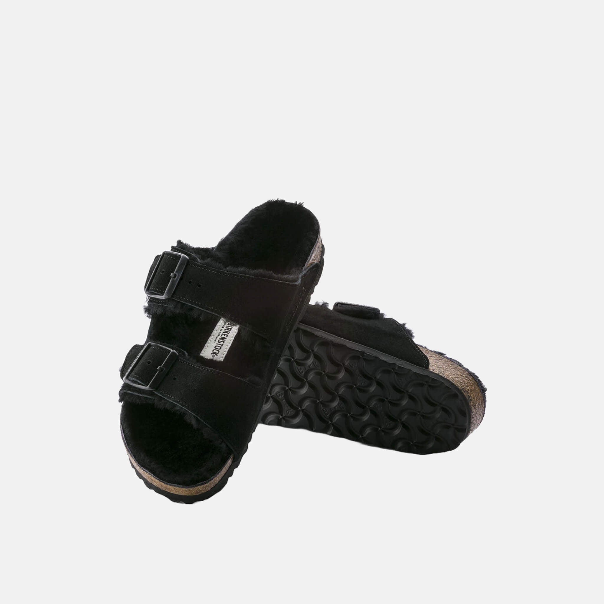 Birkenstock Arizona Shearling Suede Leather