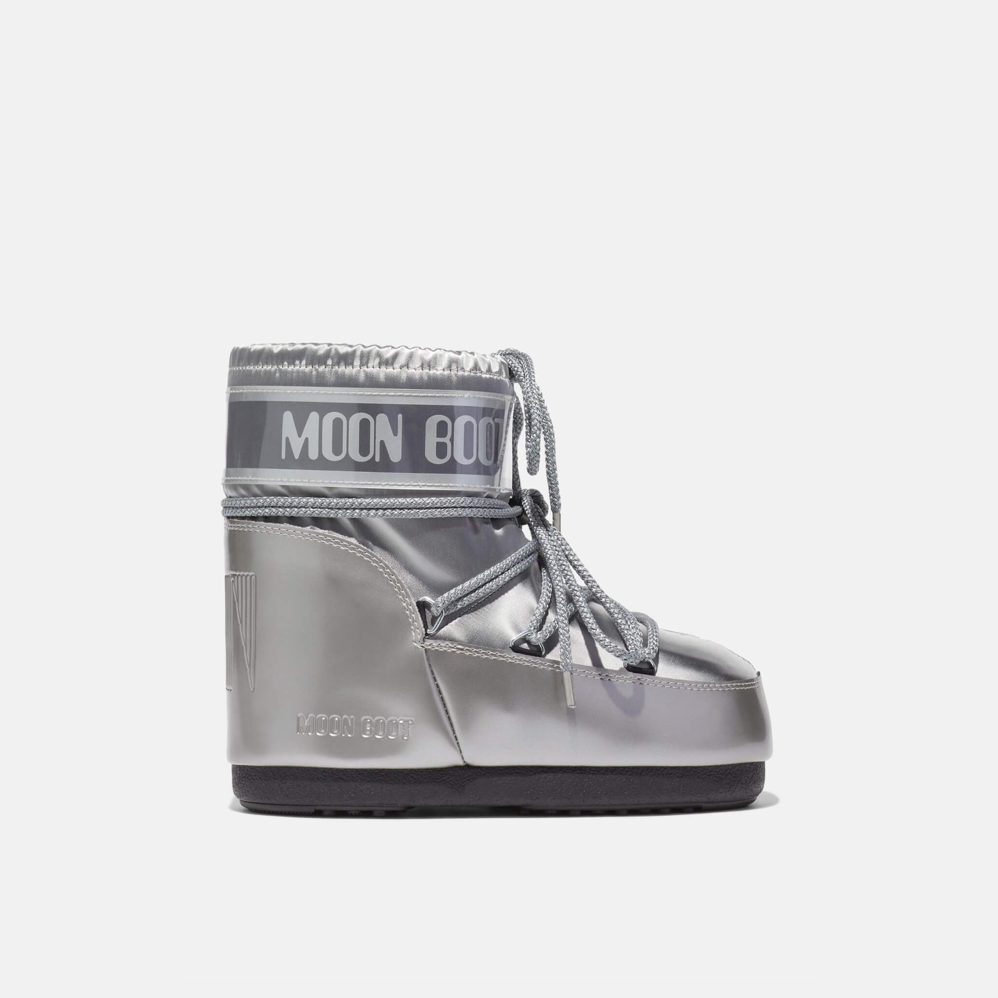 Moon Boot Icon Low Glance Silver