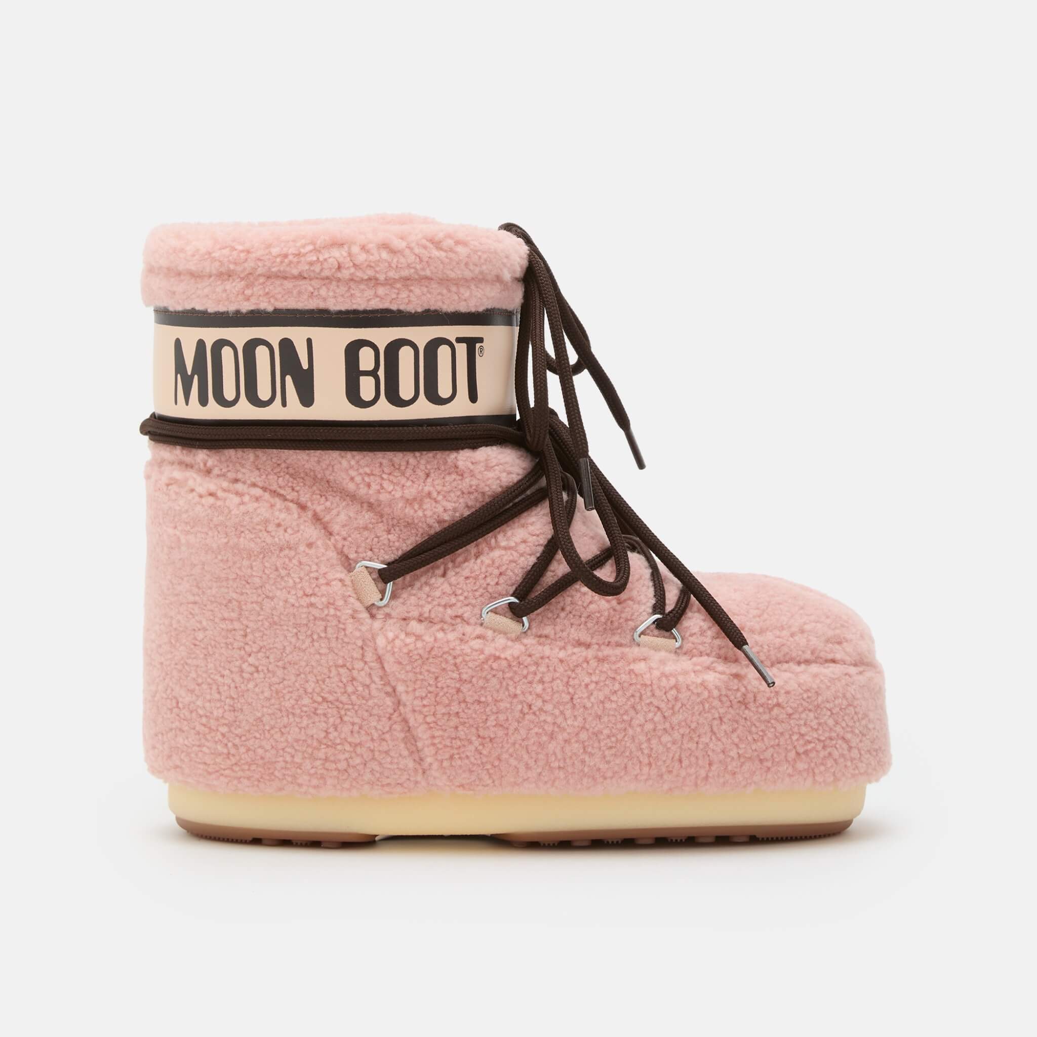 Moon Boot Icon Low Fleece Pink