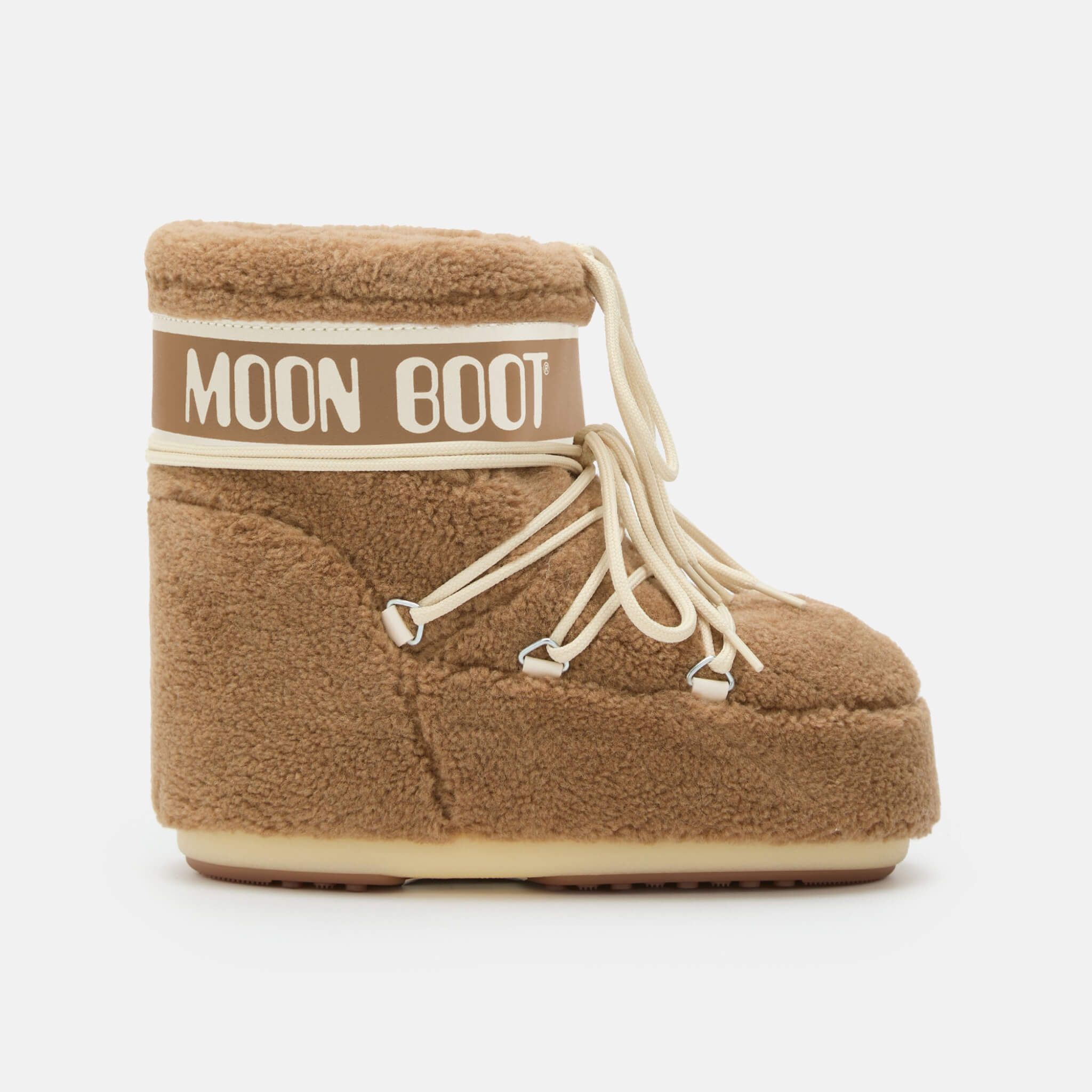 Moon Boot Icon Low Fleece Brown