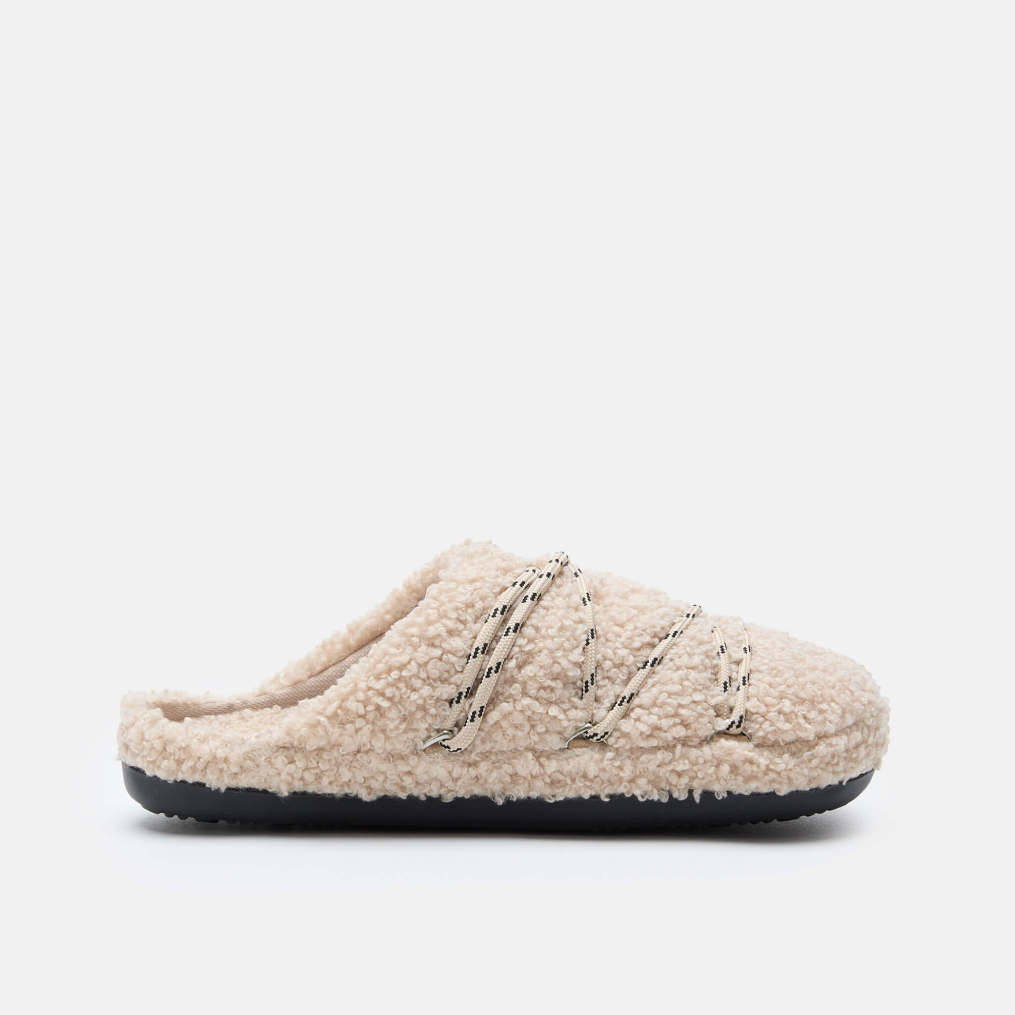 Moon Boot Teddy Slipper Beige