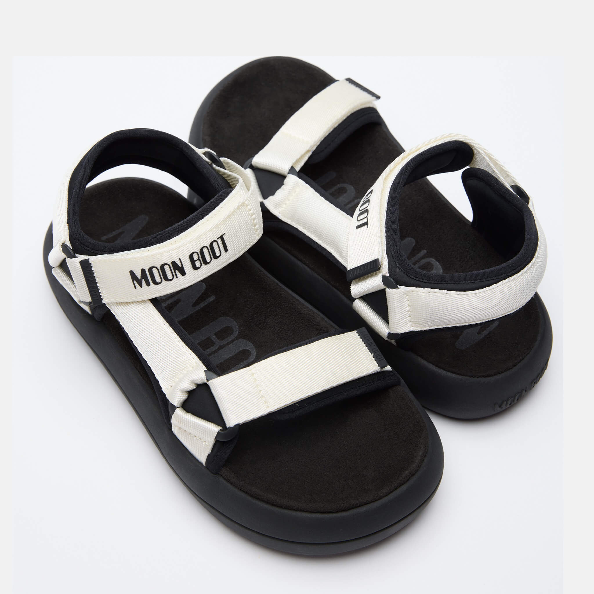 Moon Boot Super Sandal Black/White