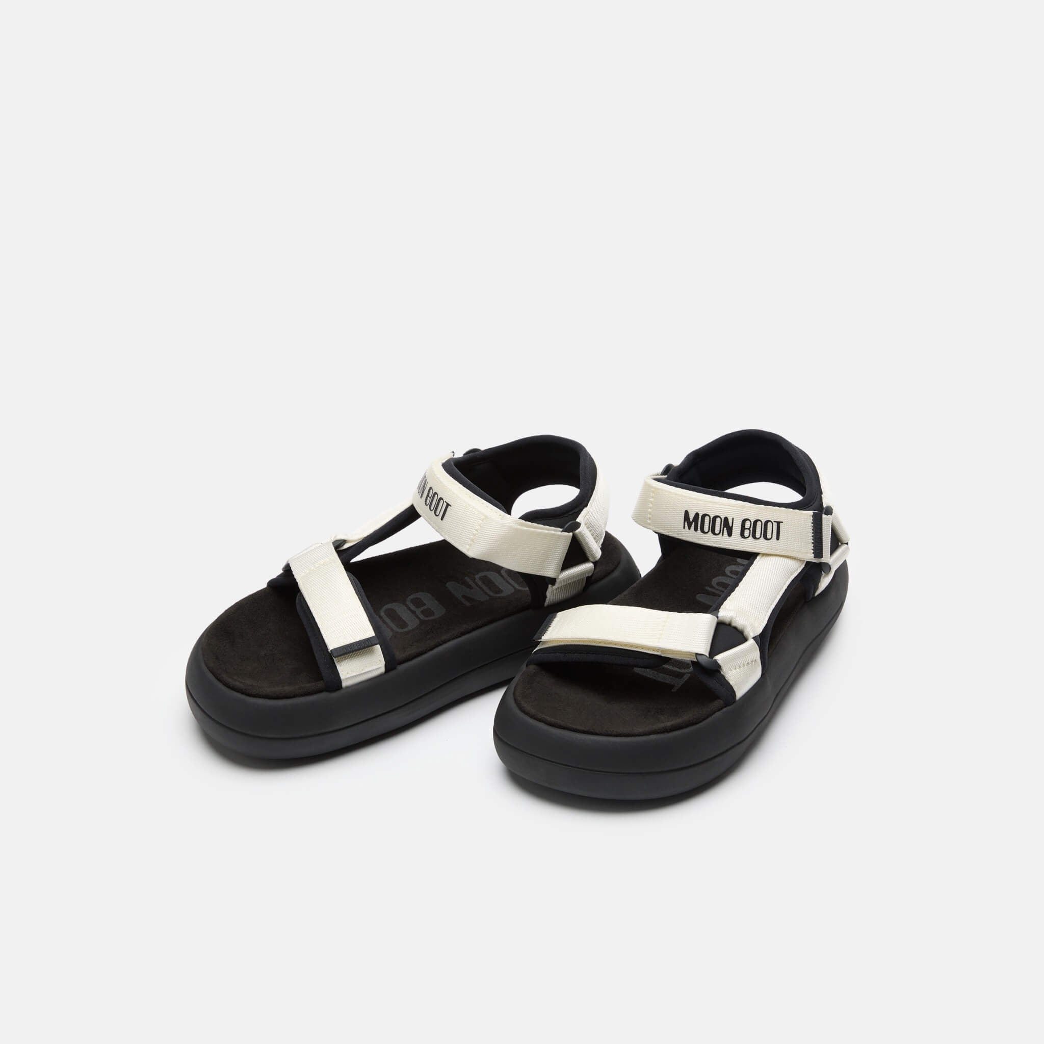 Moon Boot Super Sandal Black/White
