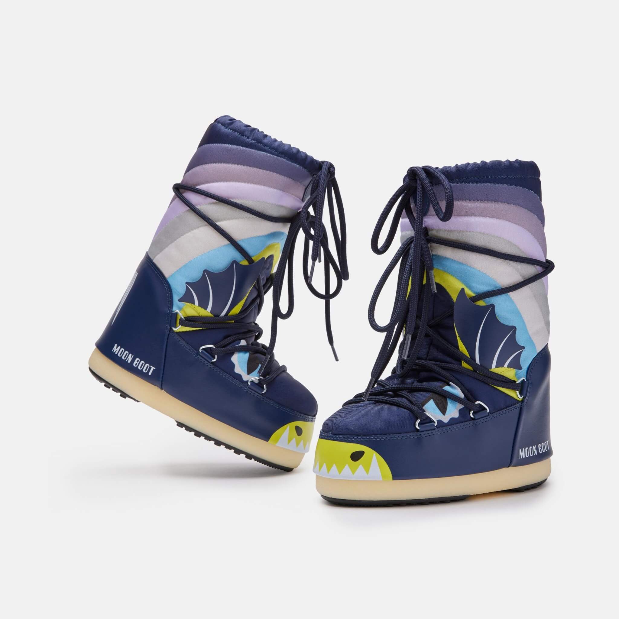 Moon Boot Icon Dragon Blue