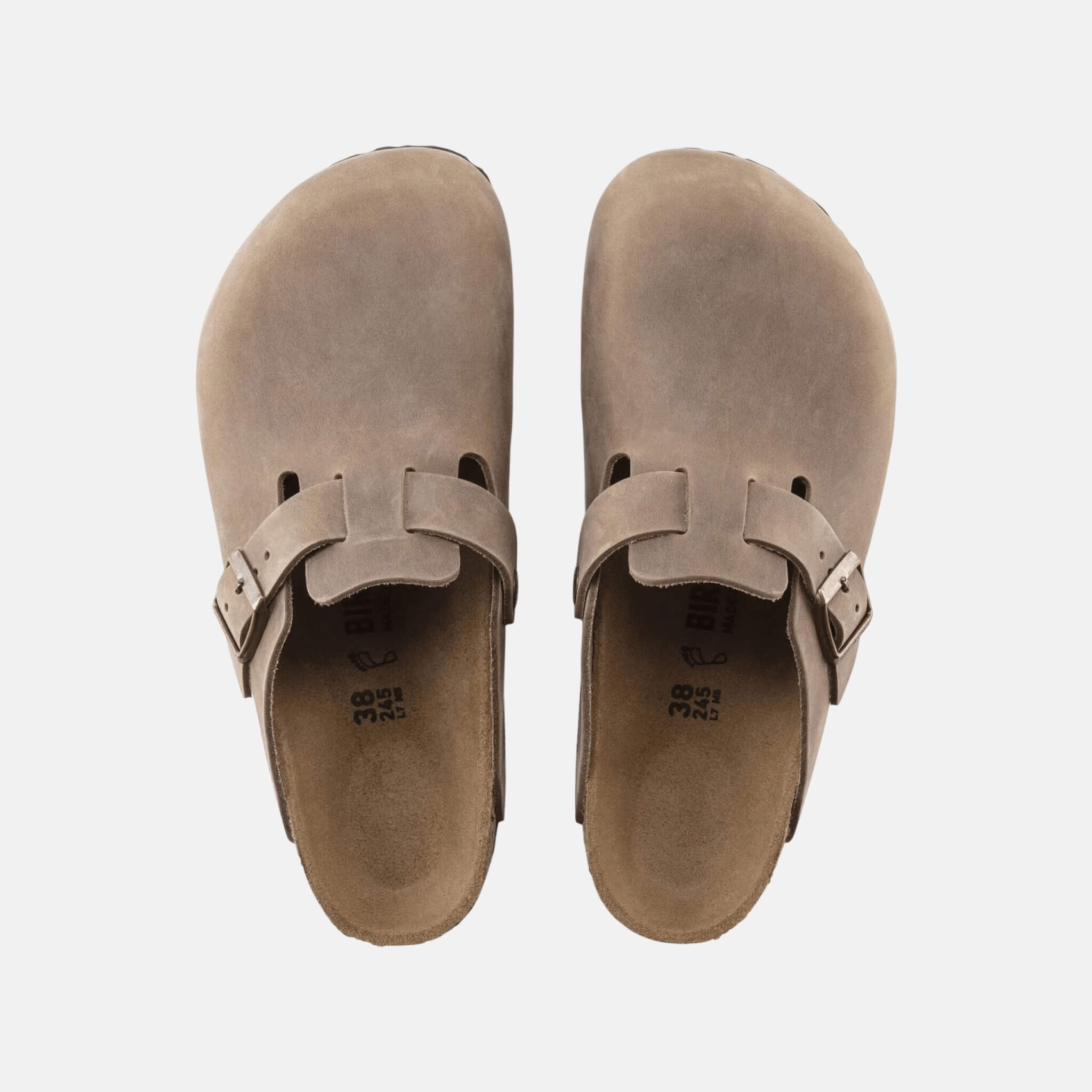 Birkenstock Boston Natural Leather Oiled Regular