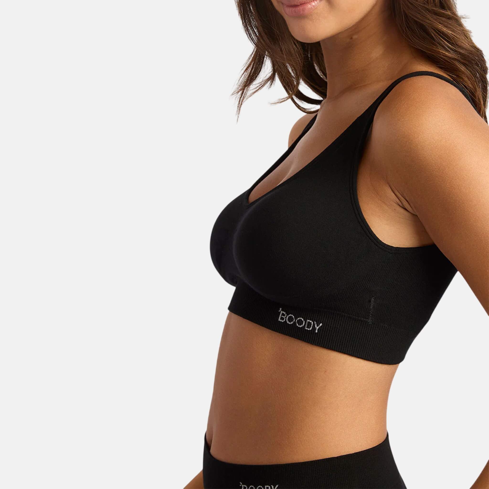 Boody Padded Shaper Bra Black