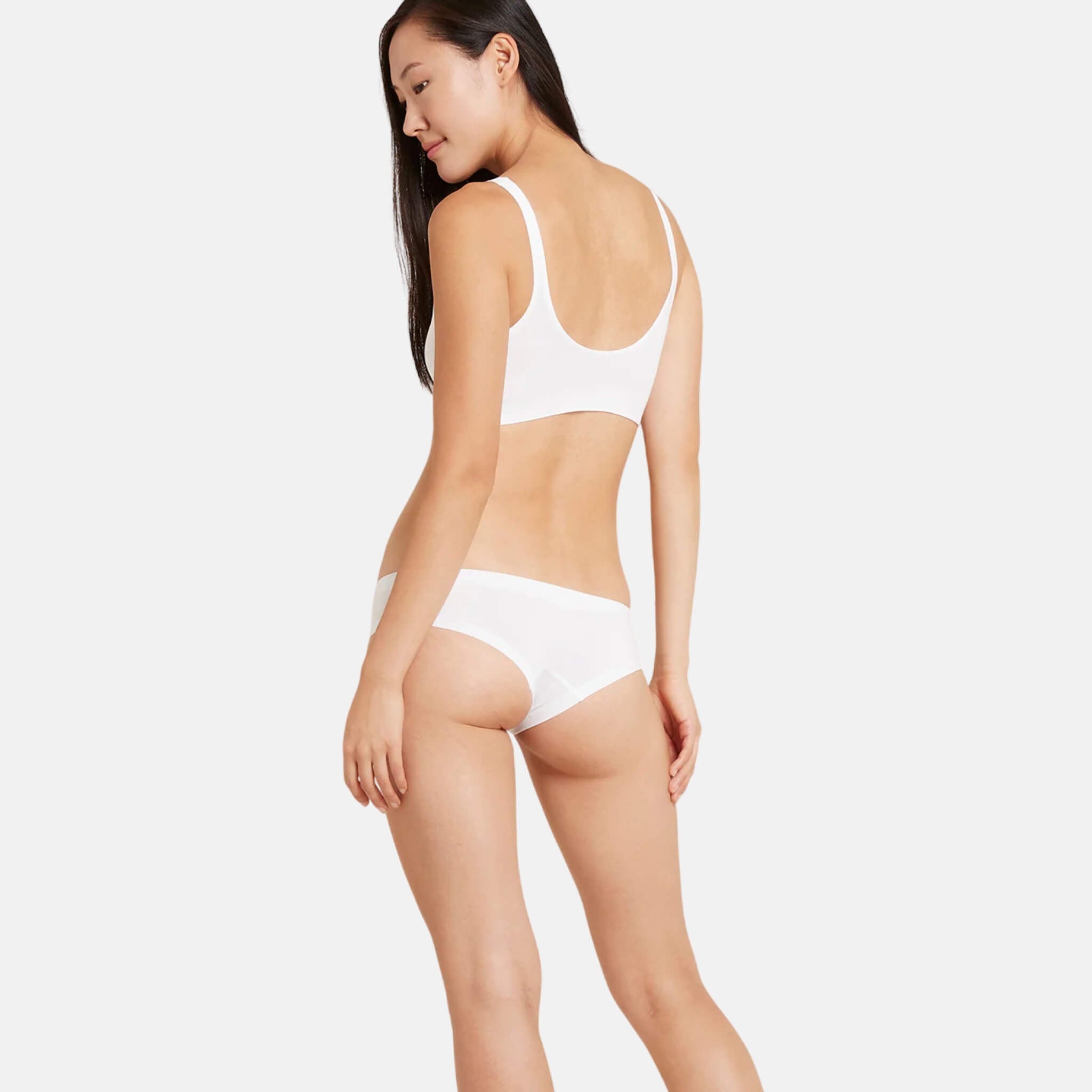 Boody Brazilian Bikini White