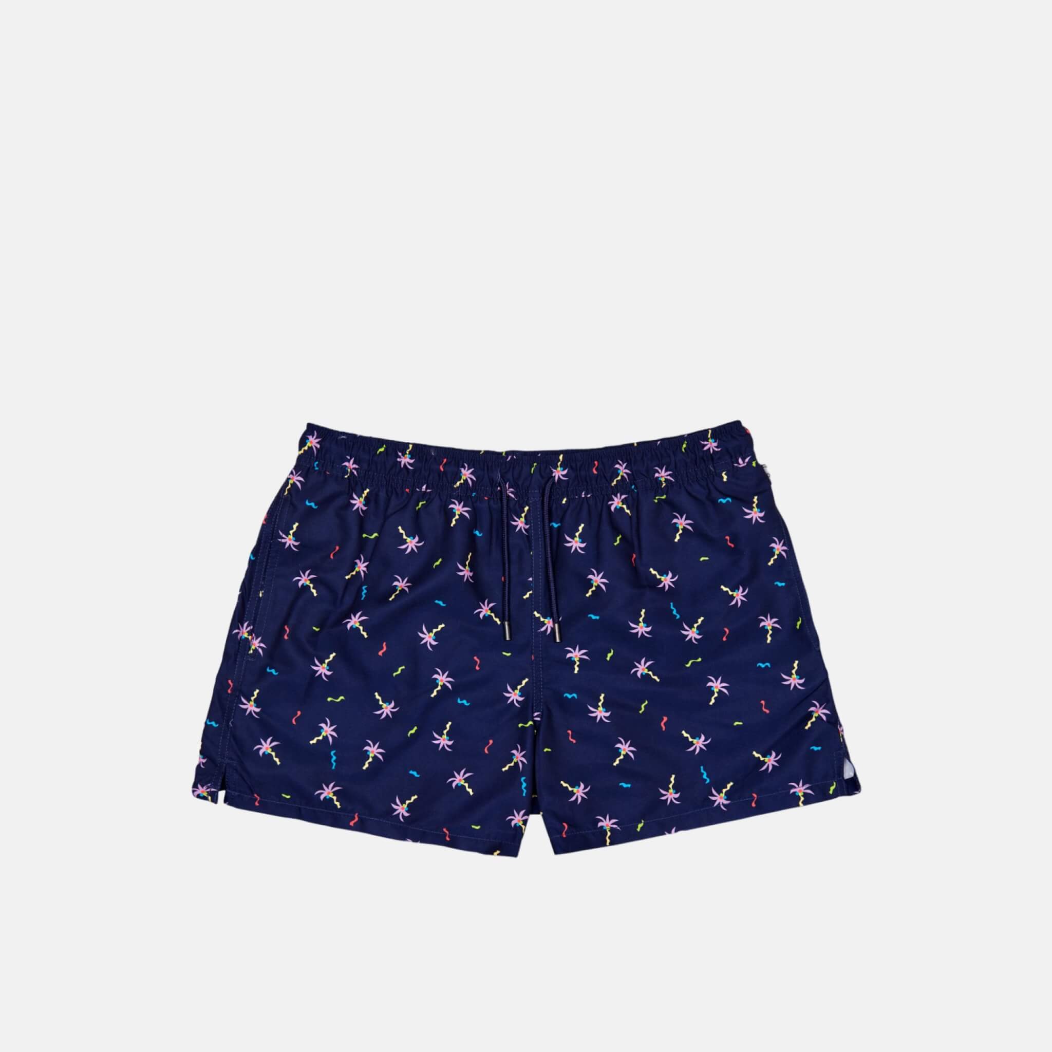 Happy Socks Confetti Palm Blue Swim Shorts