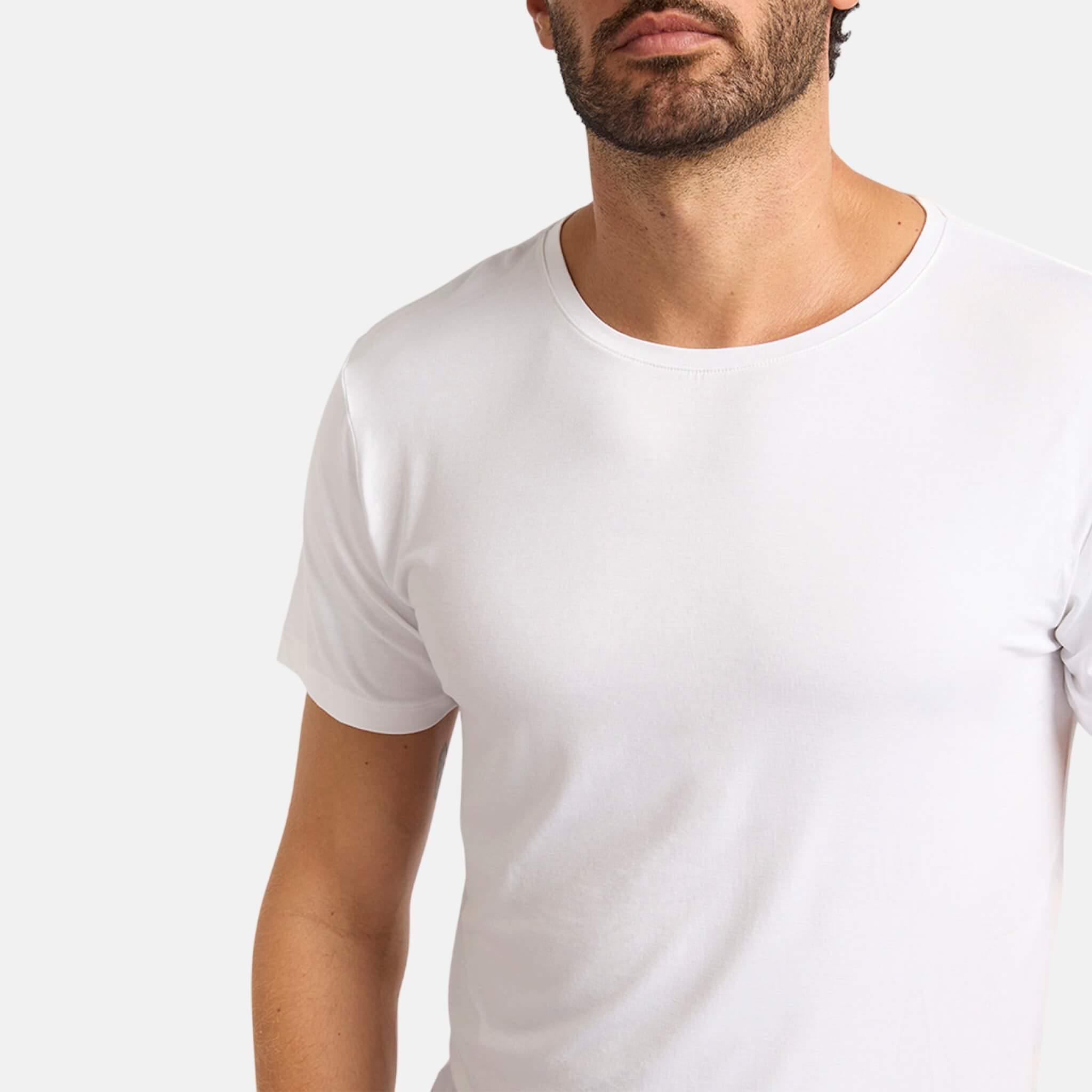 Boody Crew Neck T-sHirt White