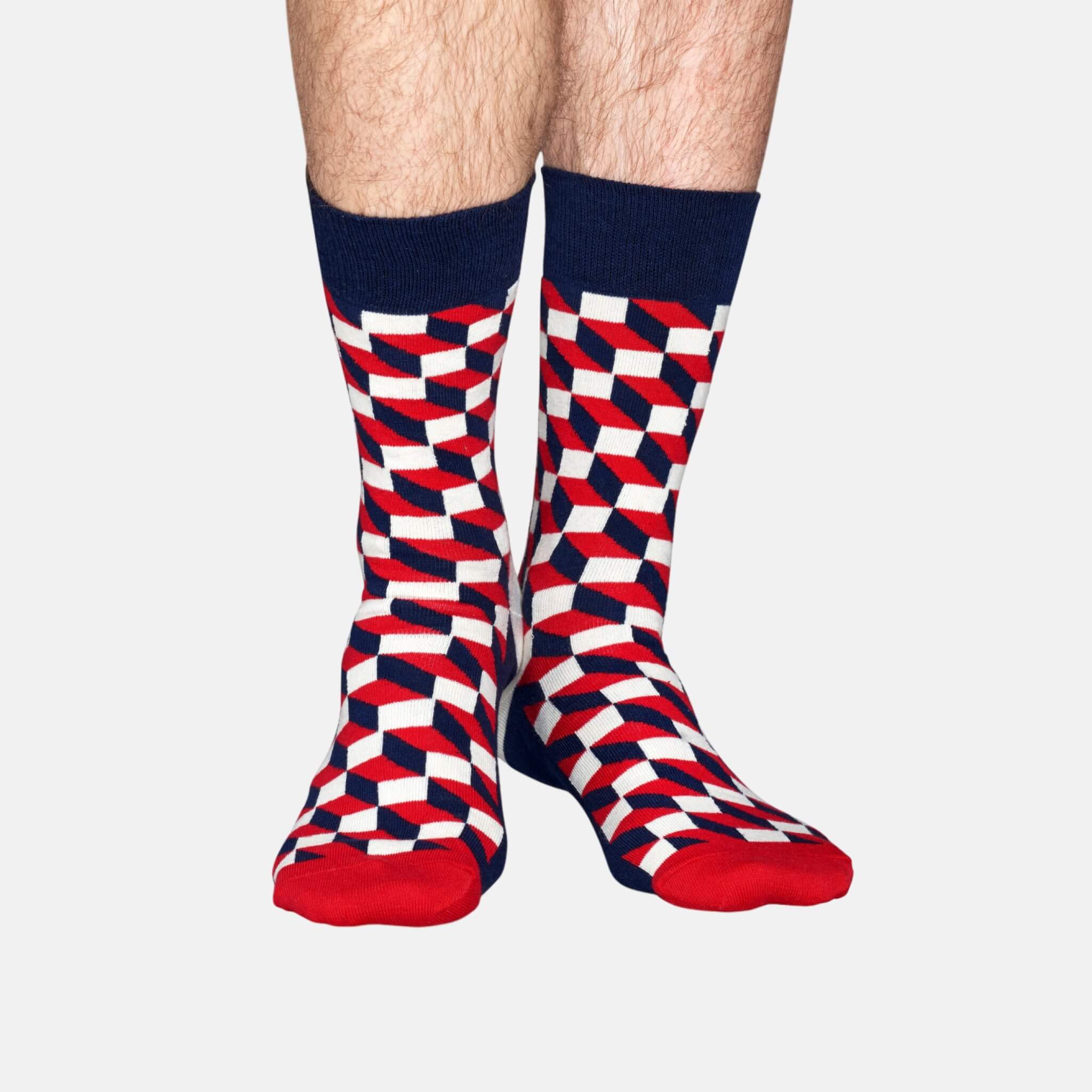 Happy Socks Filled Optic Sock