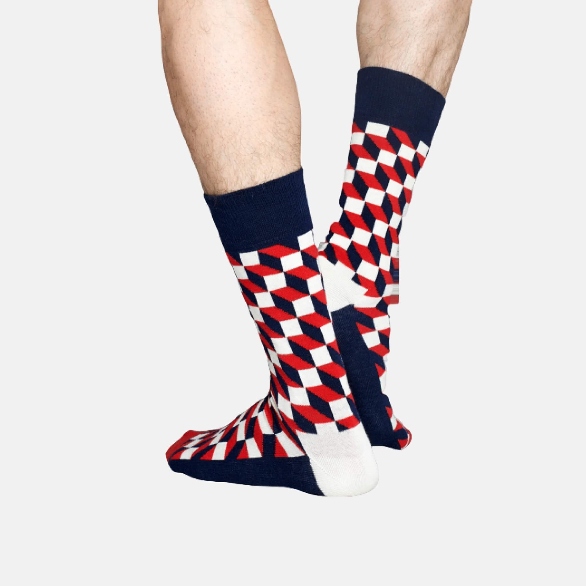 Happy Socks Filled Optic Sock