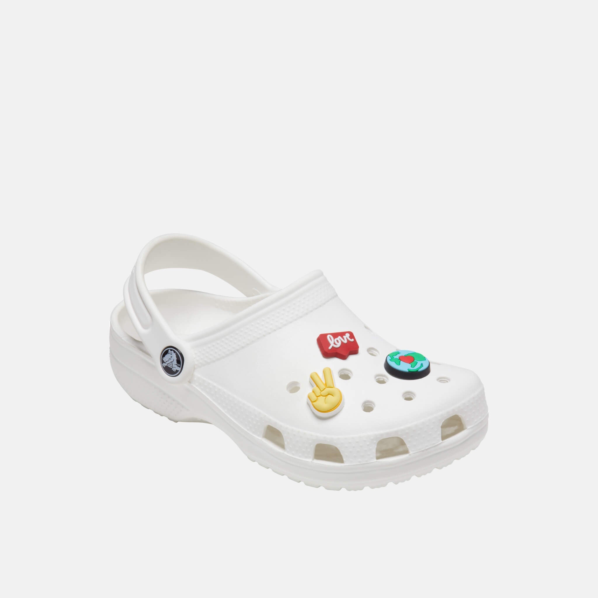 Jibbitz Charms Peace and Love 3-Pack