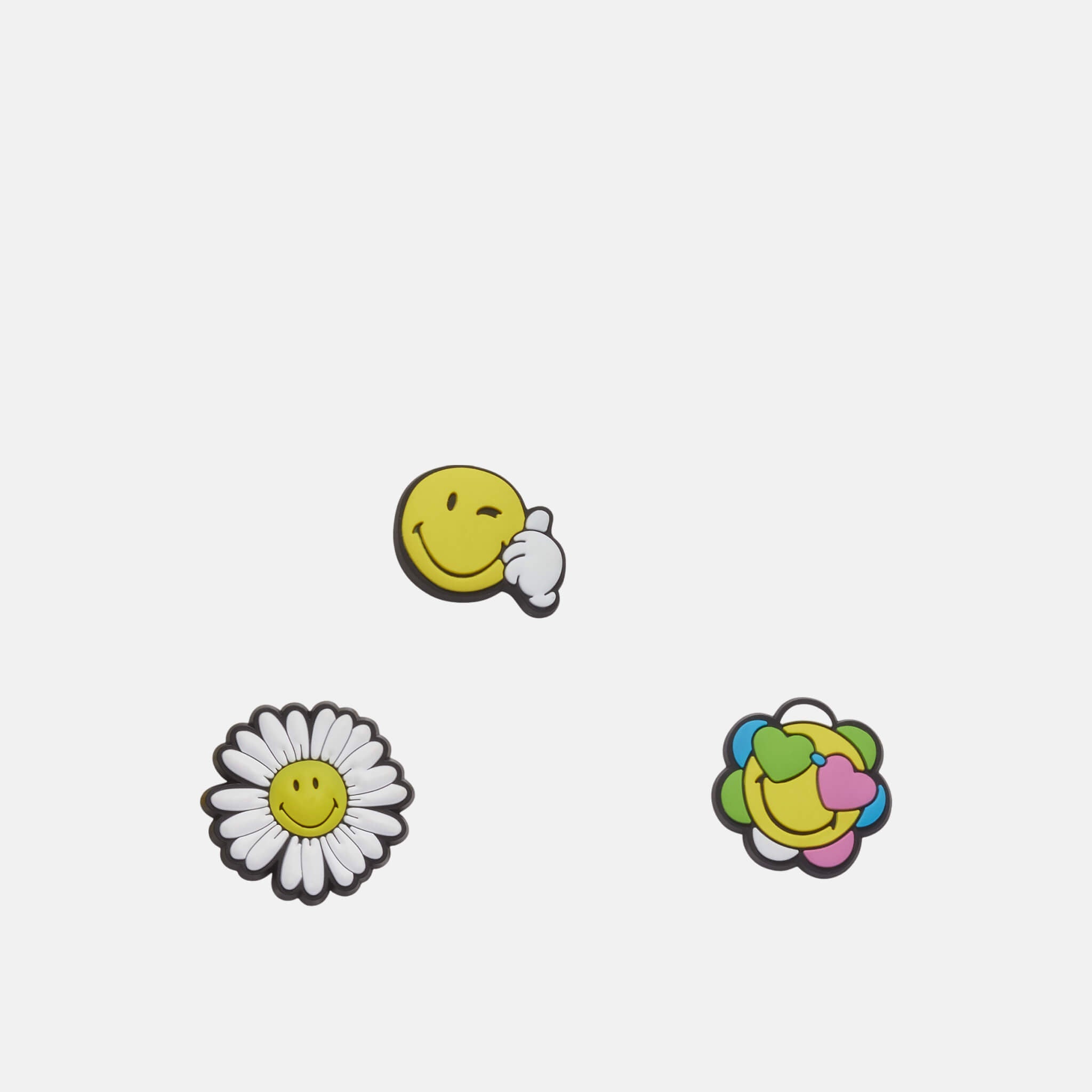 Jibbitz Charms Smiley Lookin Good 3-Pack