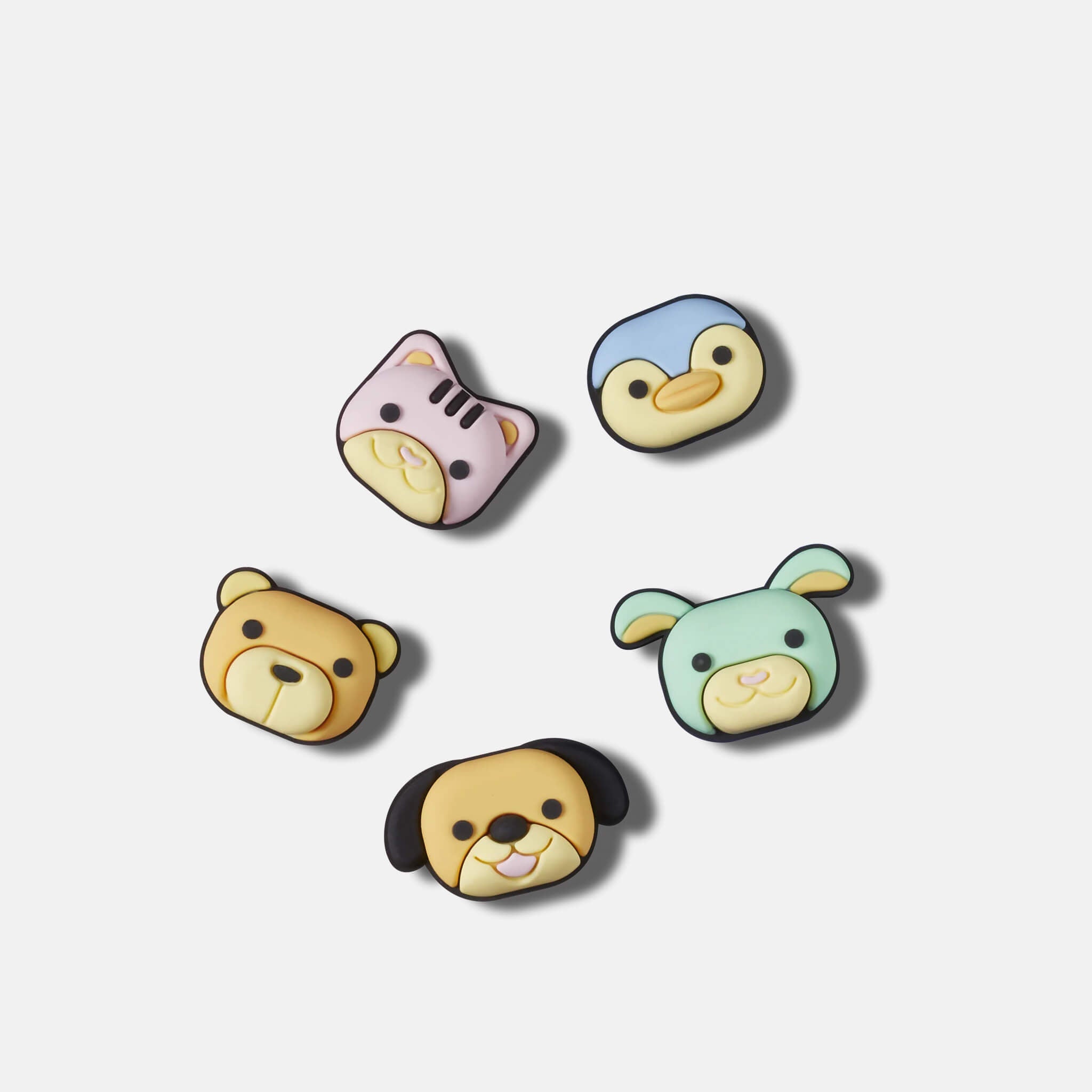 Jibbitz Charms 3D Animal Friends 5-Pack