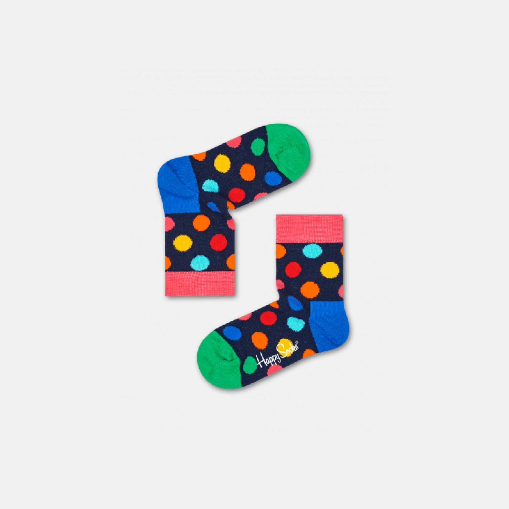 Happy Socks Kids Big Dot Navy Sock