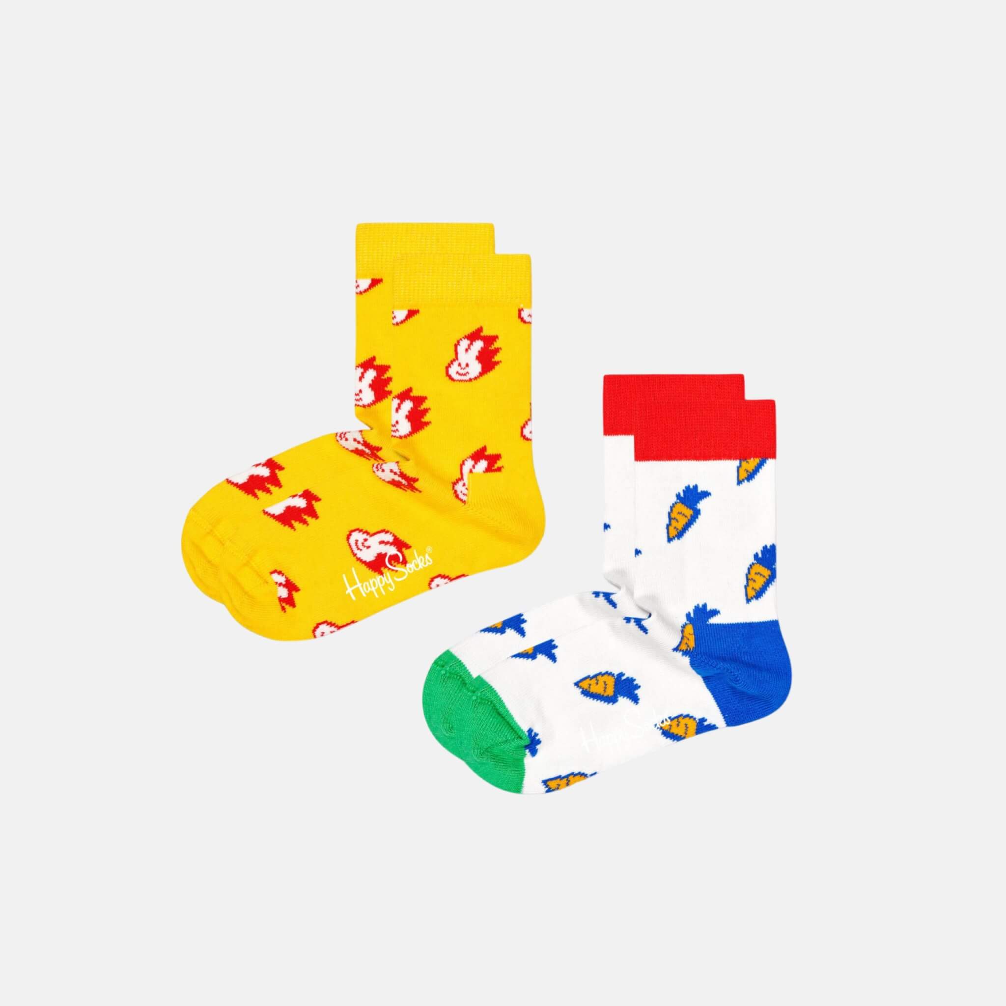 Happy Socks Kids Bunny & Carrot Socks 2-Pack