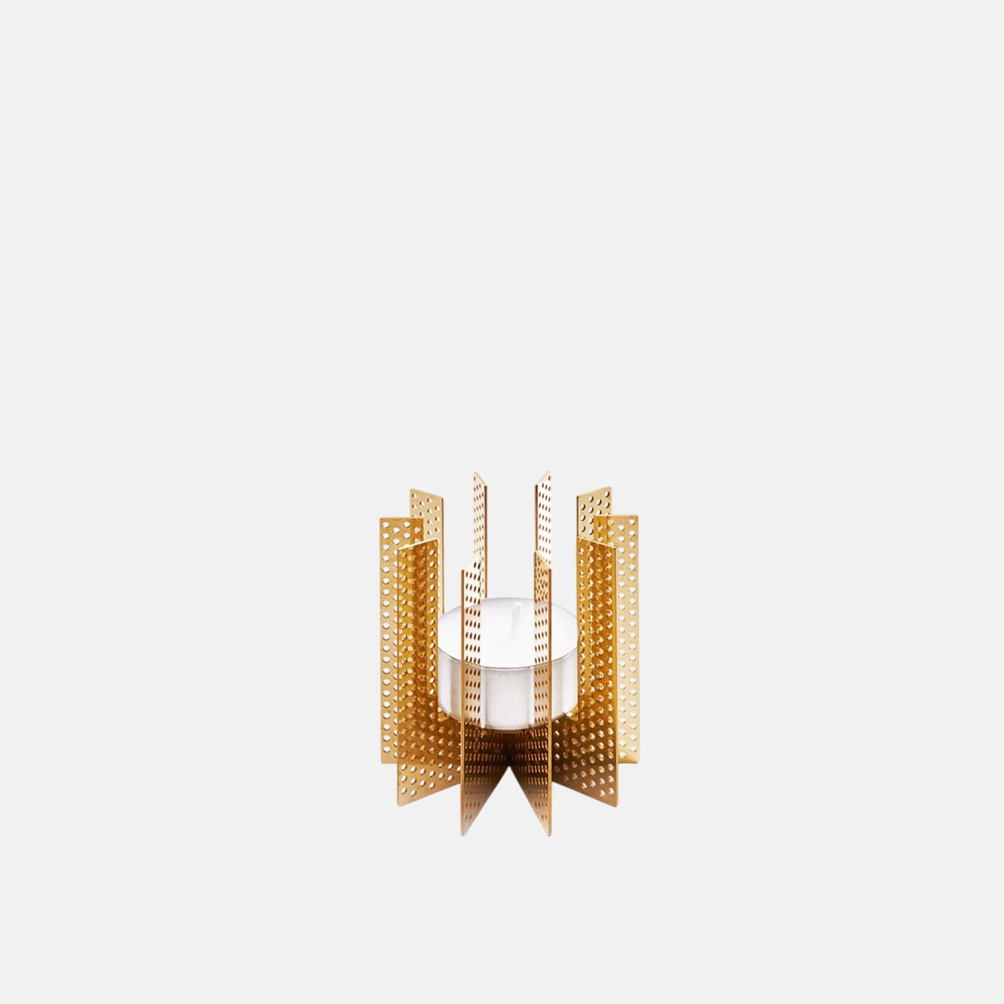 Fundamental Berlin Klick Tealight Dots Brass