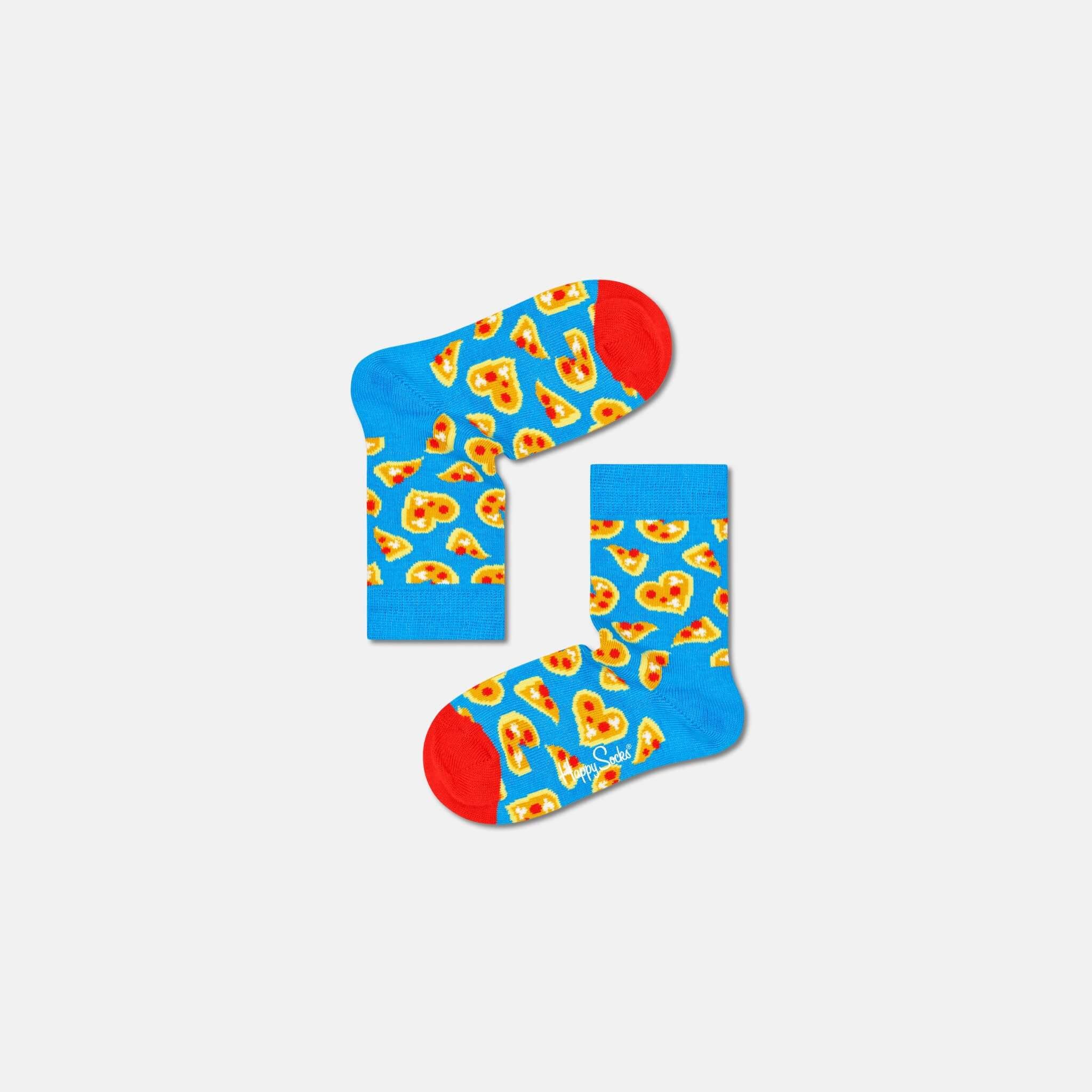 Happy Socks Kids Pizza Love Blue Sock