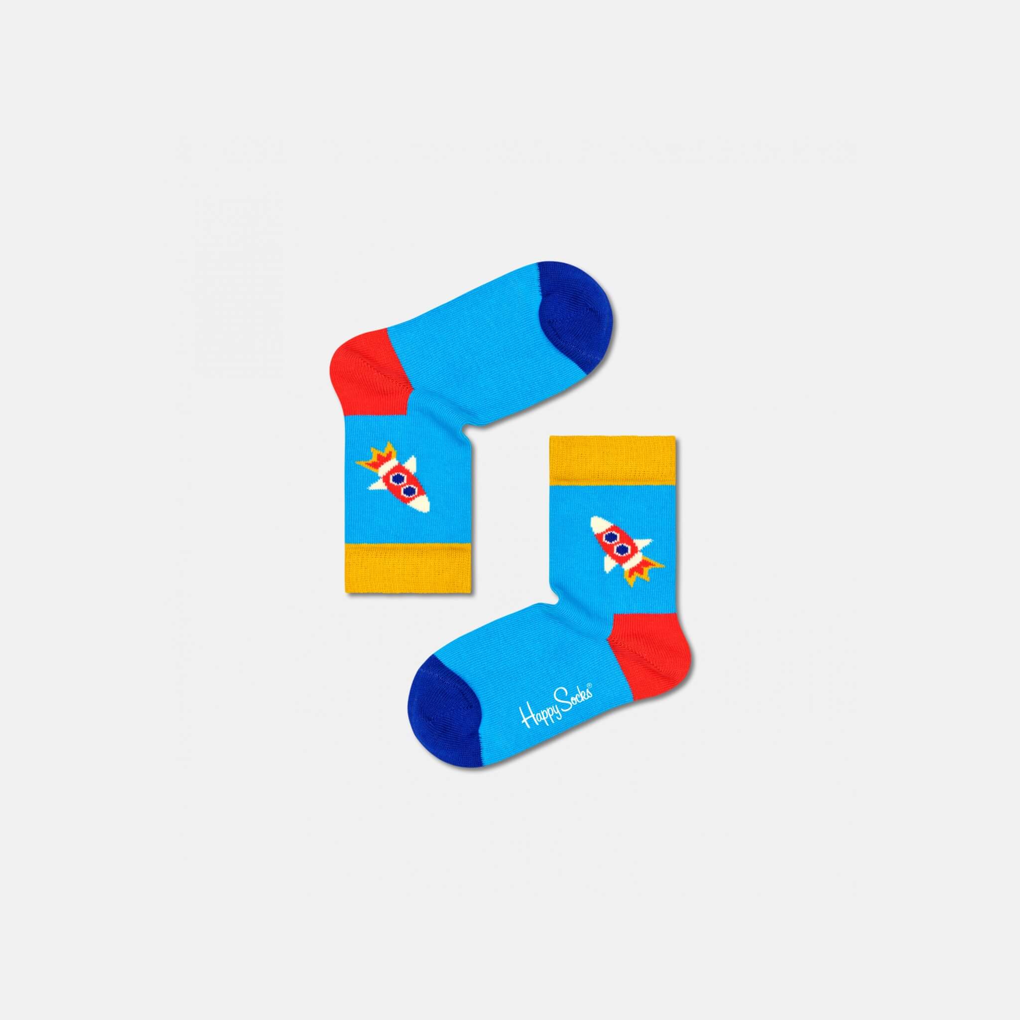 Happy Socks Kids Rocket Blue Sock