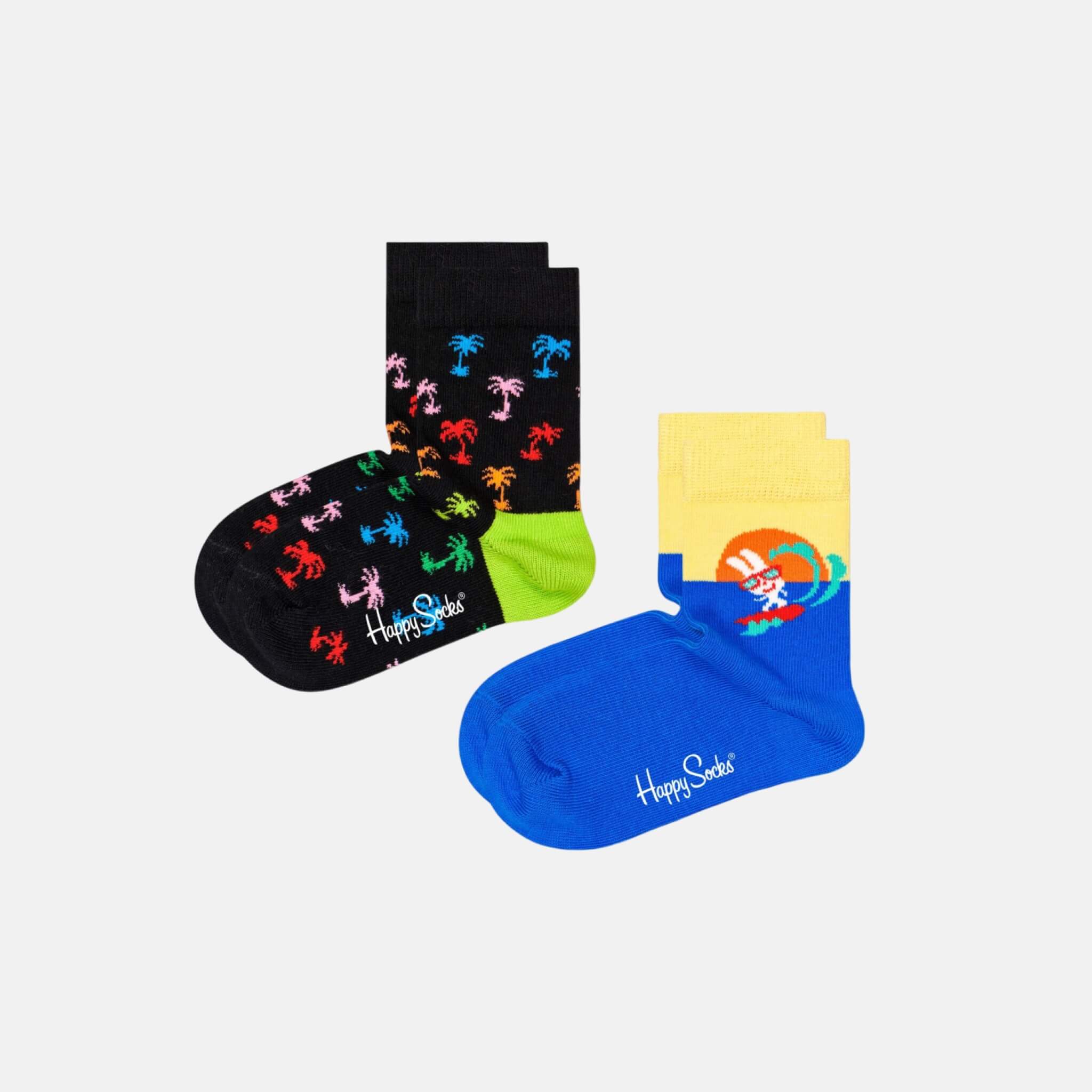 Happy Socks Kids Surfers Paradise Socks 2-Pack