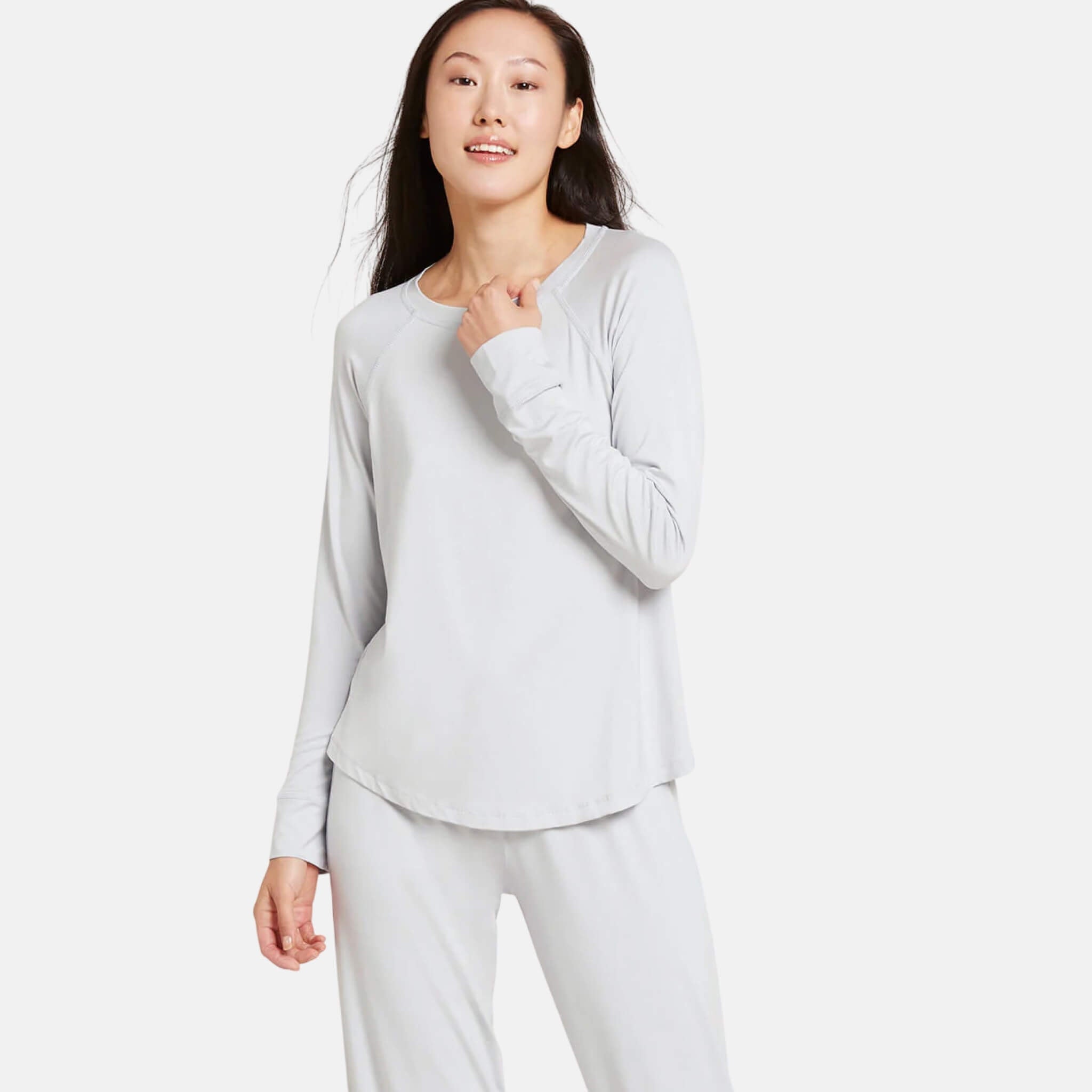 Boody Goodnight Raglan Sleep Top Dove