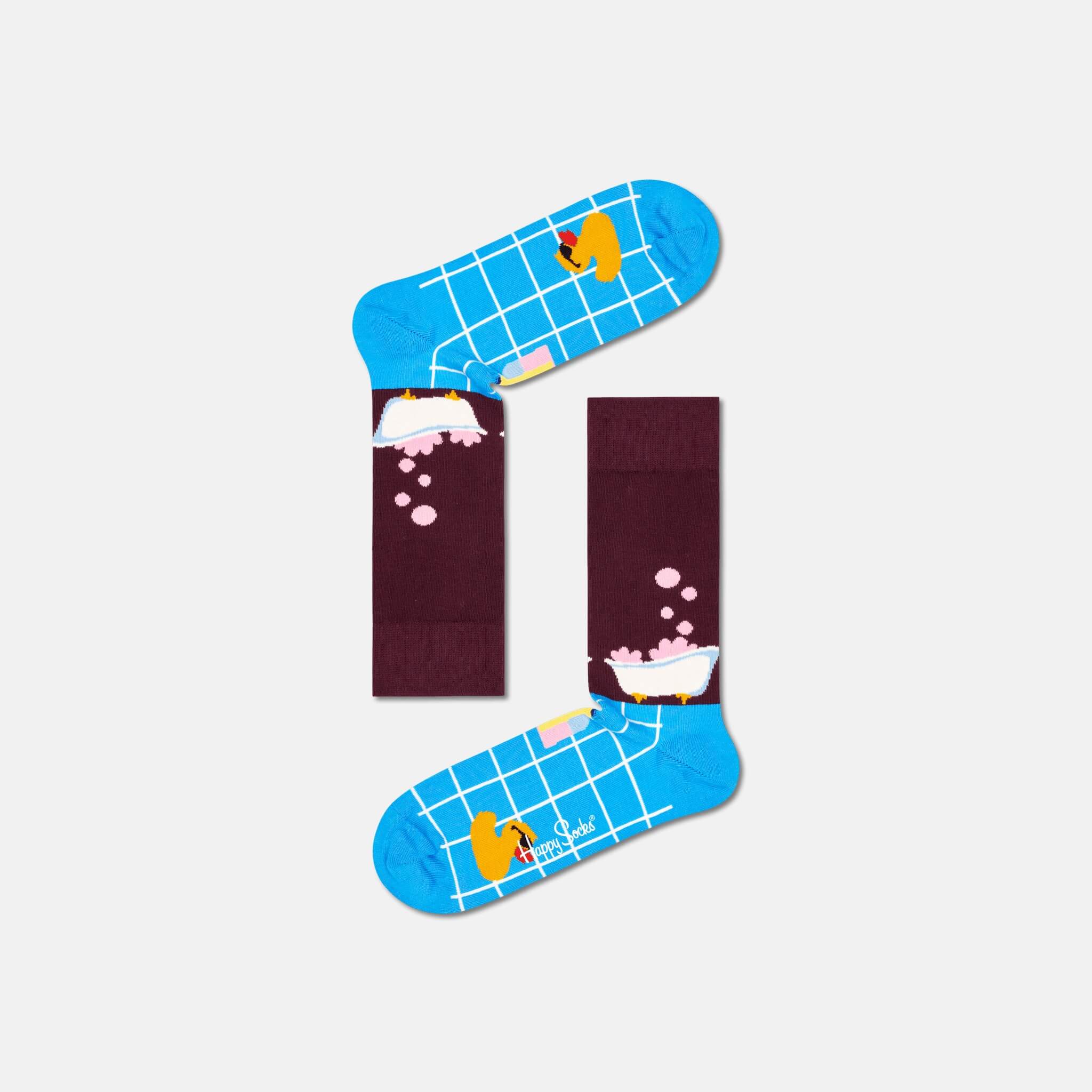 Happy Socks Me Time Brown Sock