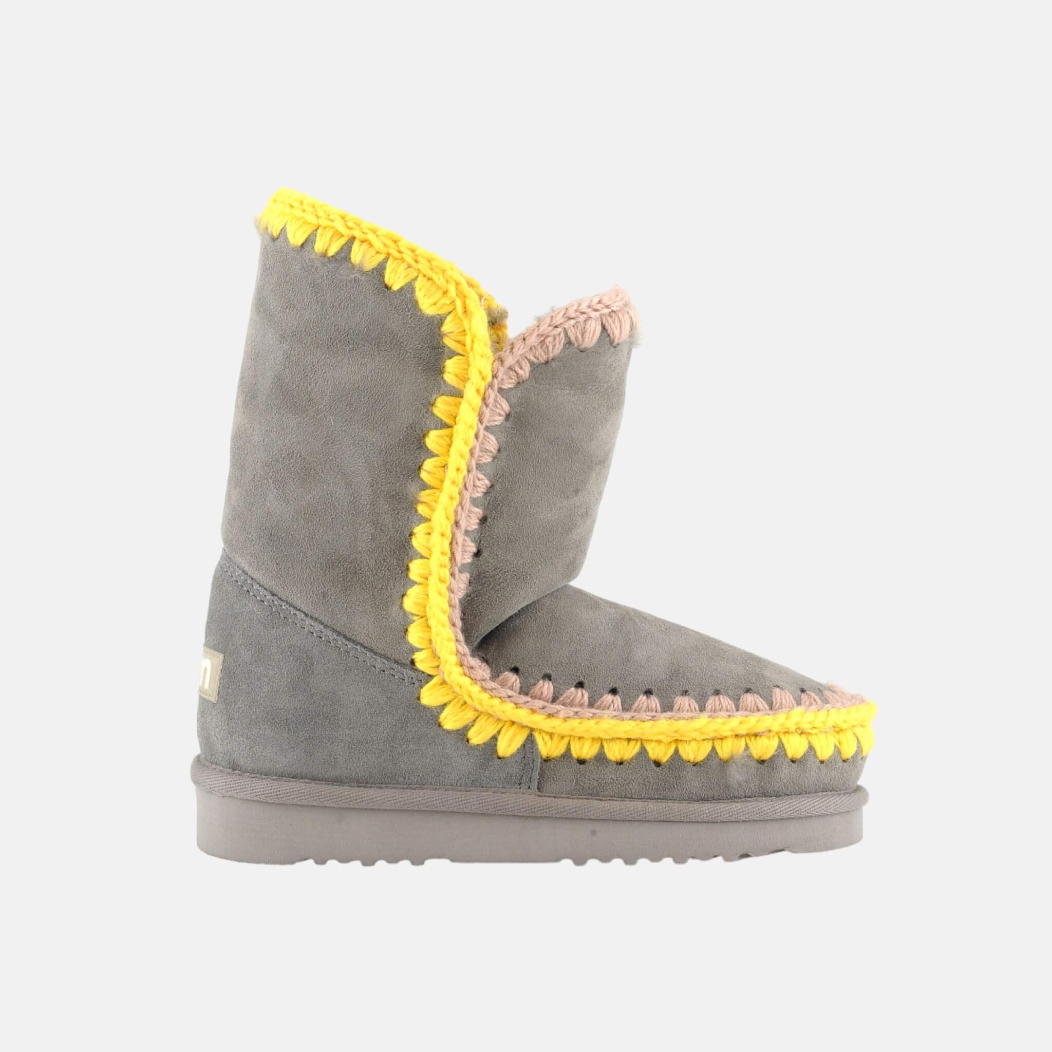 Mou Eskimo Two-Colorways StitcHing Grey