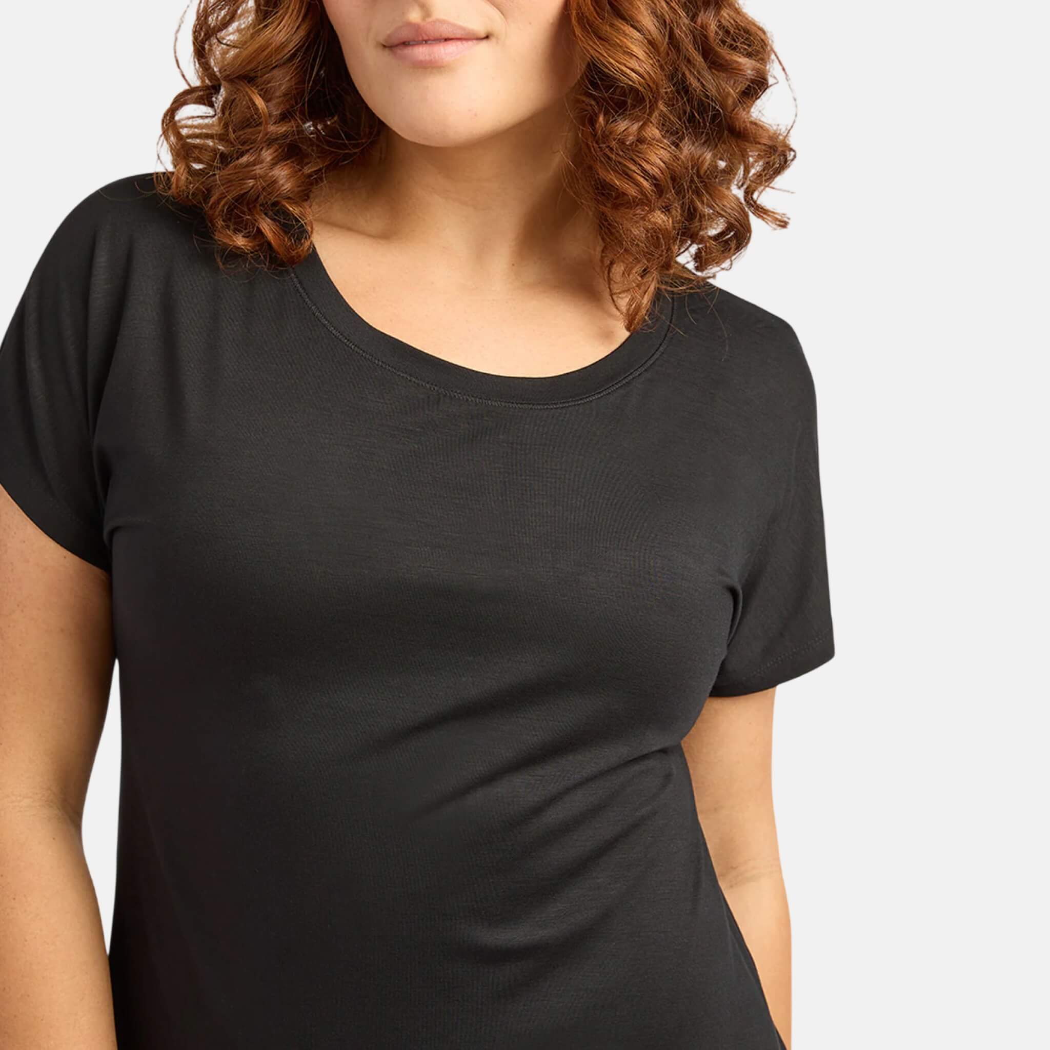 Boody Goodnight Nightdress Black