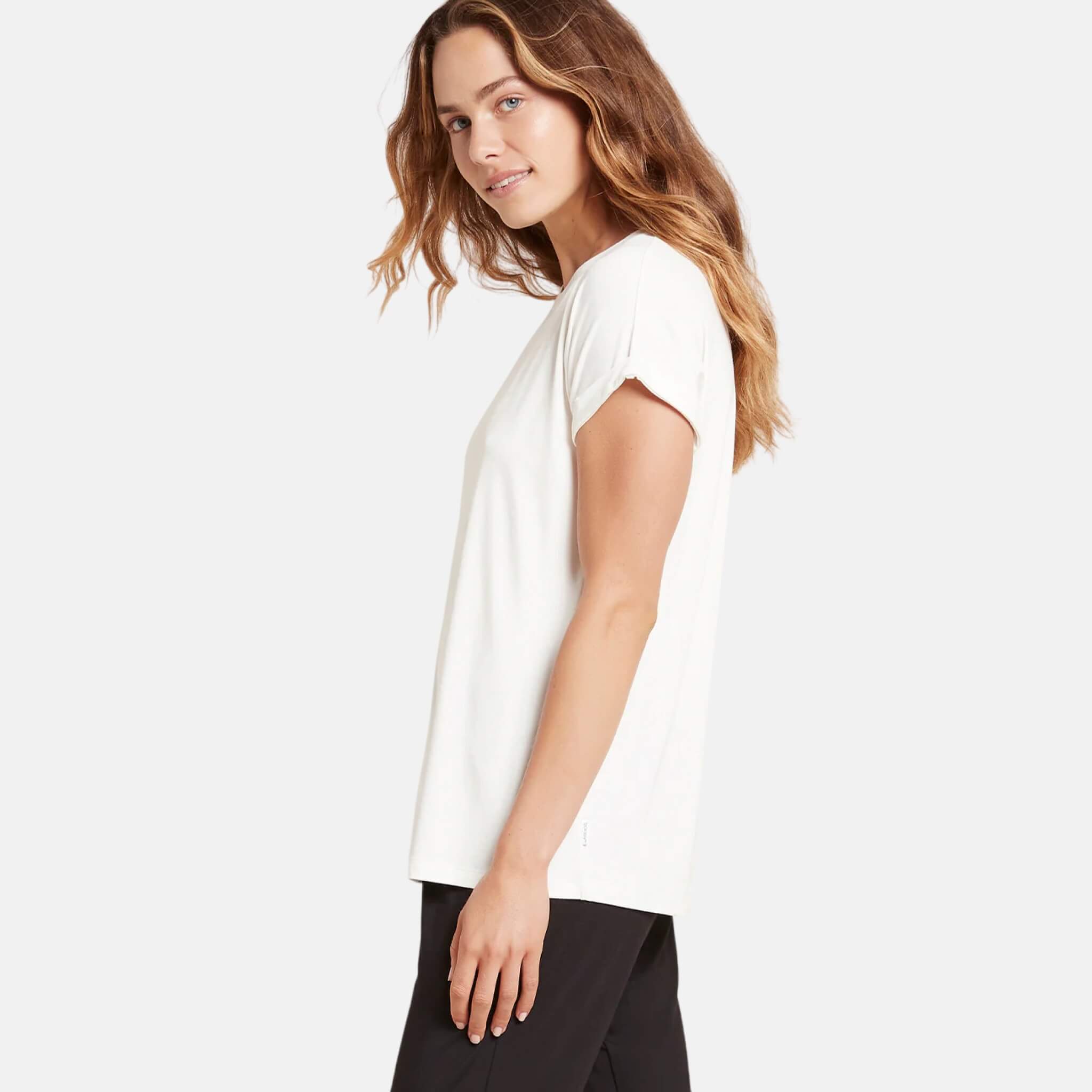 Boody Downtime Lounge Top Natural White