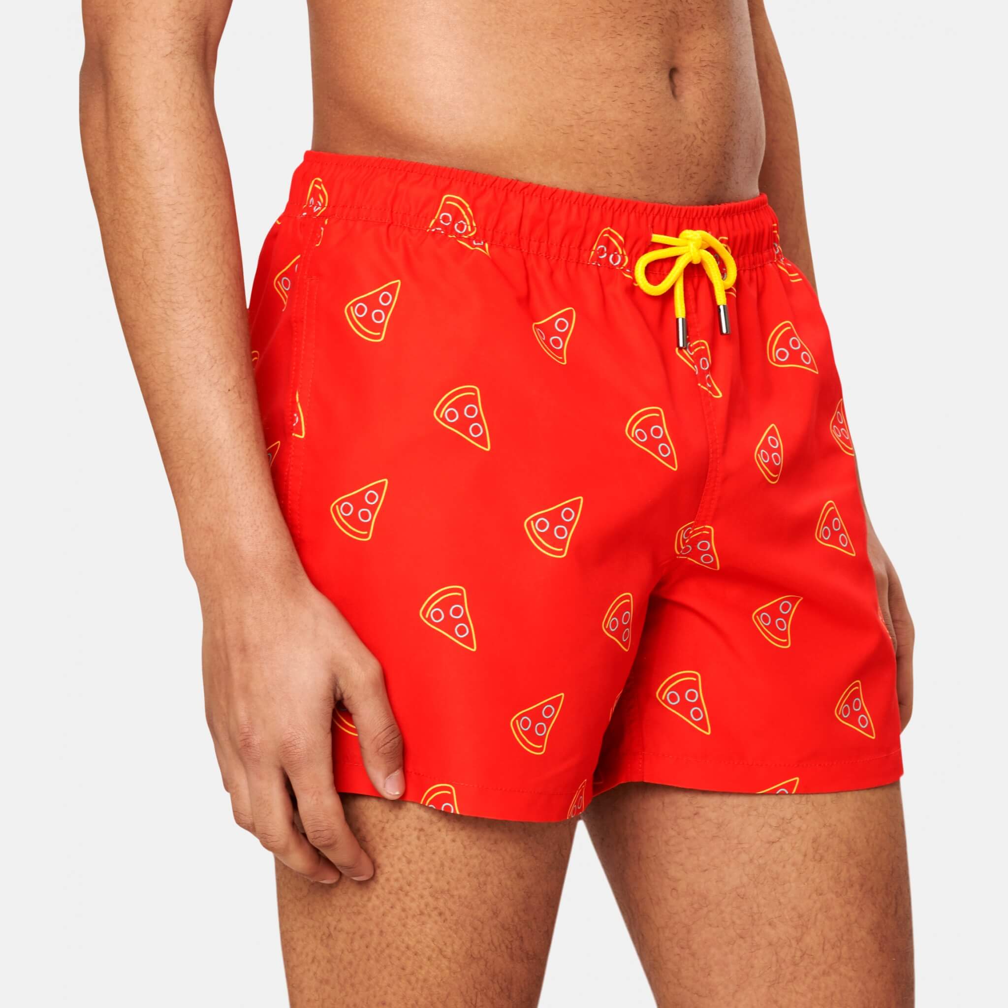 Happy Socks Pizza Slice Red Swim Shorts